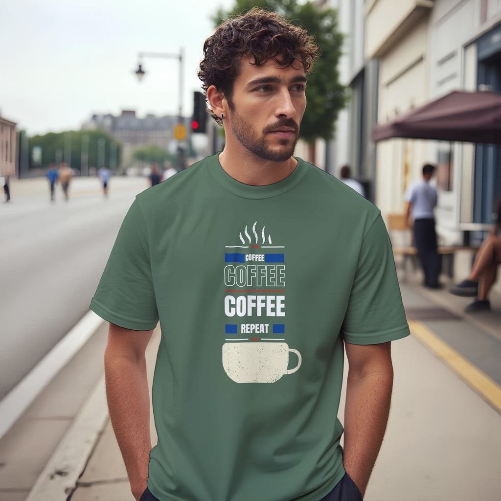 Fueled by Coffee: Unisex Crewneck Tee