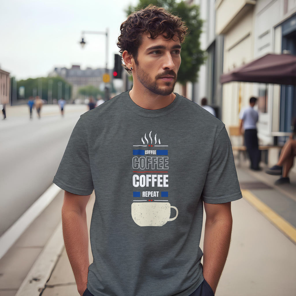 Fueled by Coffee: Unisex Crewneck Tee