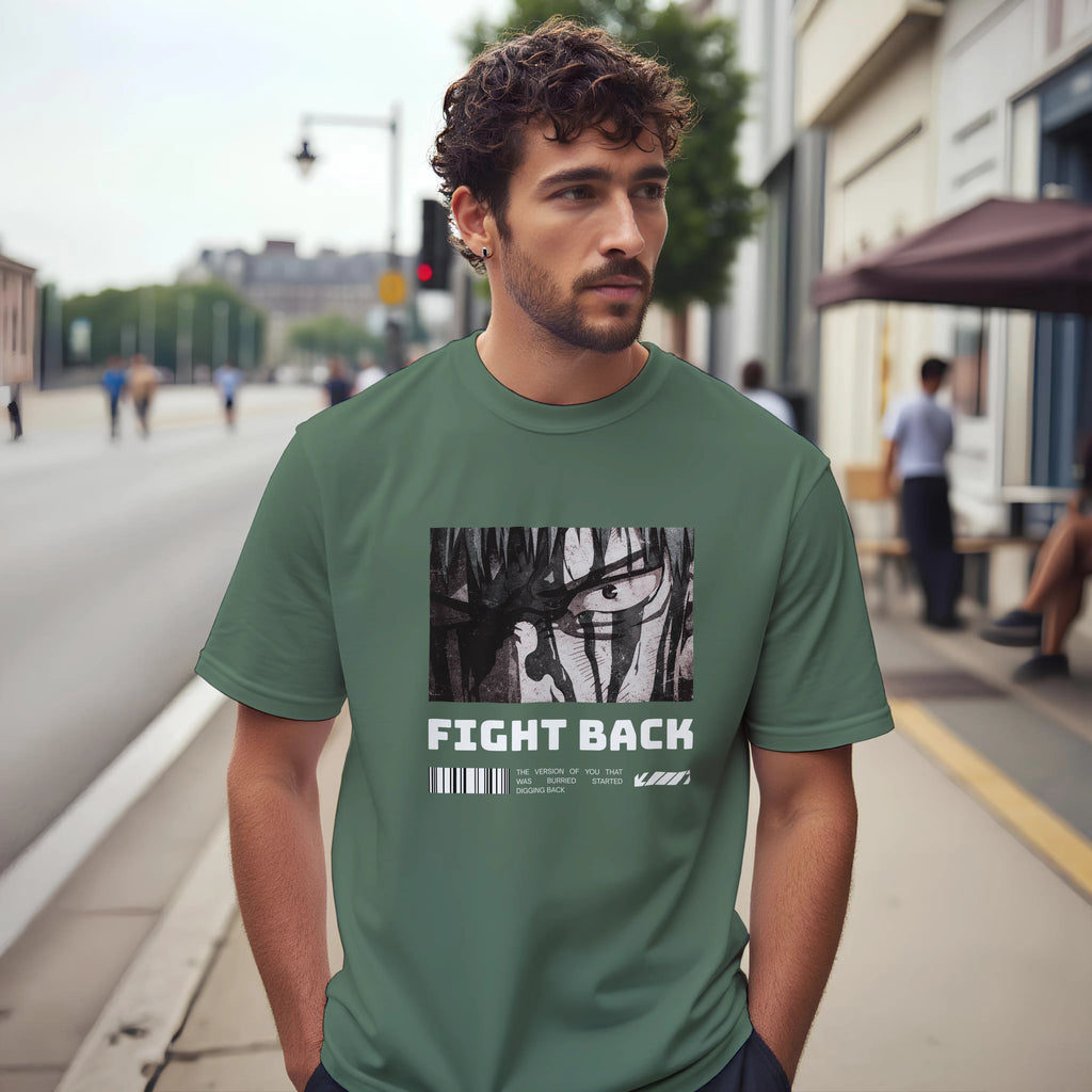 Fight Back - Dark: Unisex Crewneck Tee