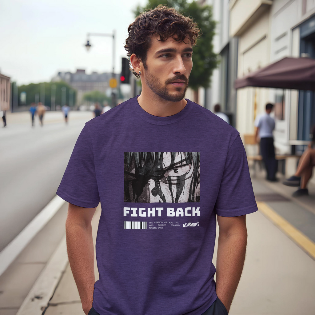 Fight Back - Dark: Unisex Crewneck Tee