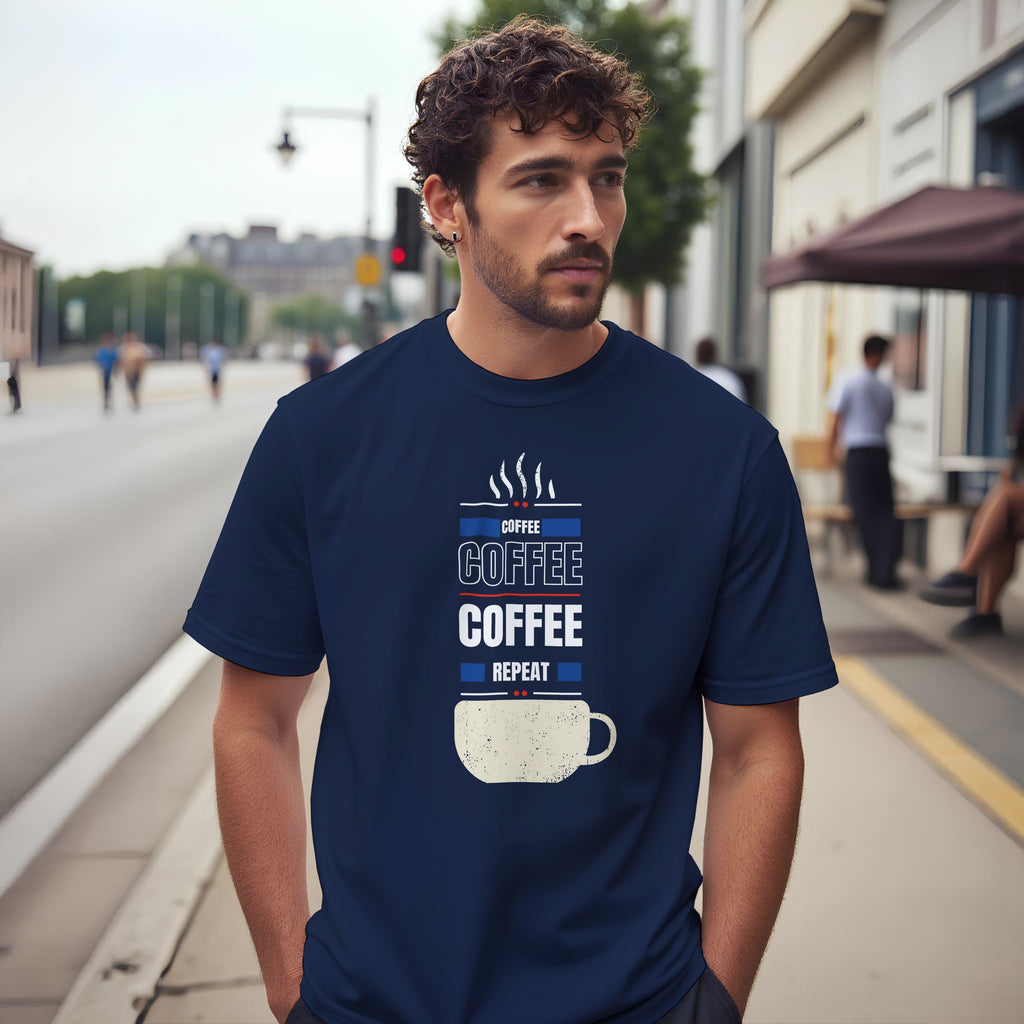 Fueled by Coffee: Unisex Crewneck Tee