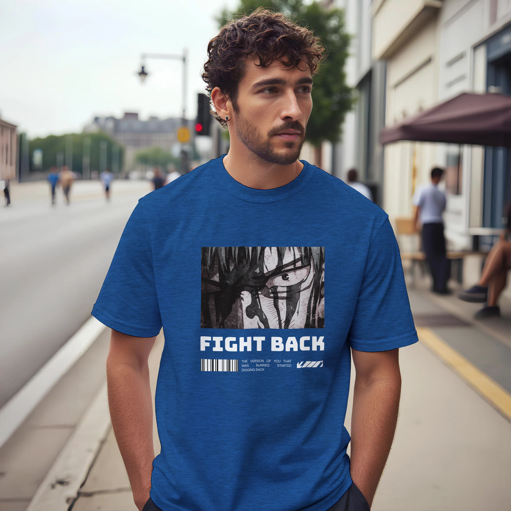 Fight Back - Dark: Unisex Crewneck Tee