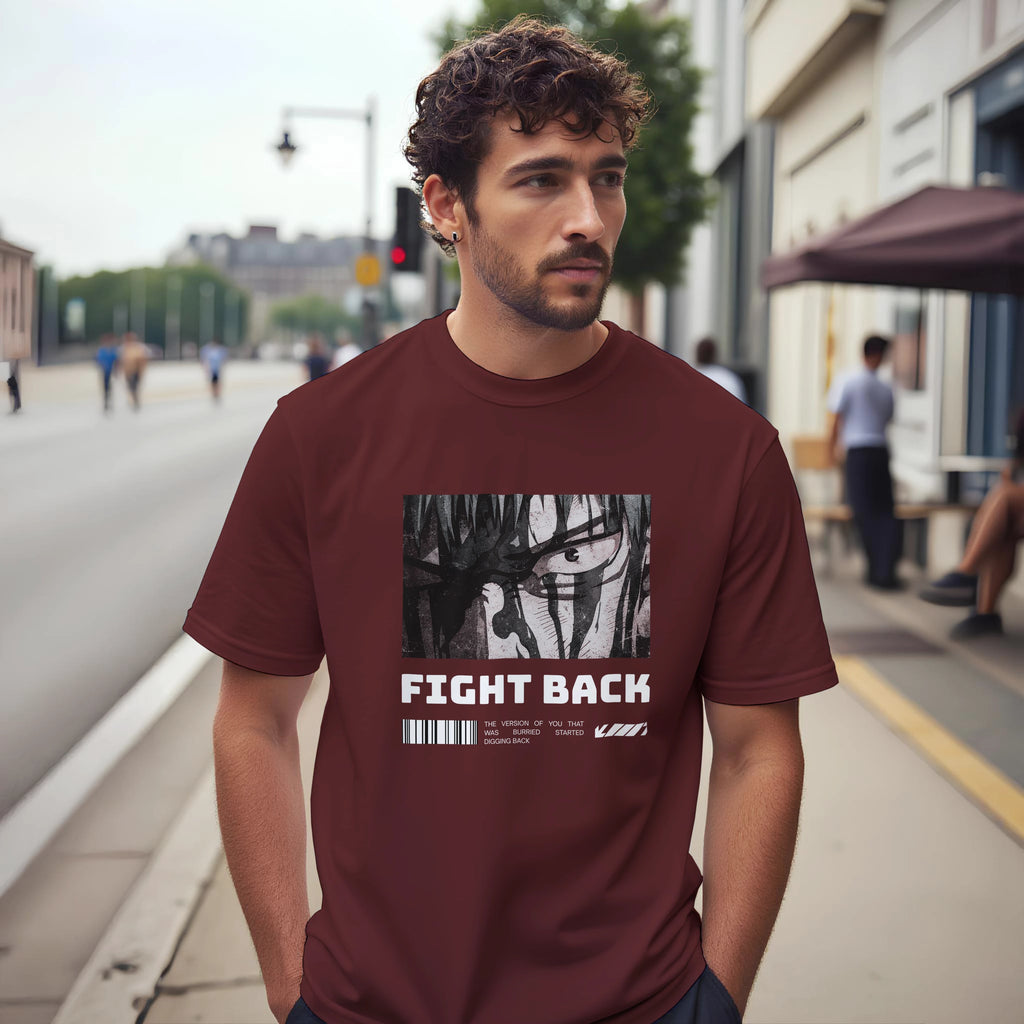Fight Back - Dark: Unisex Crewneck Tee