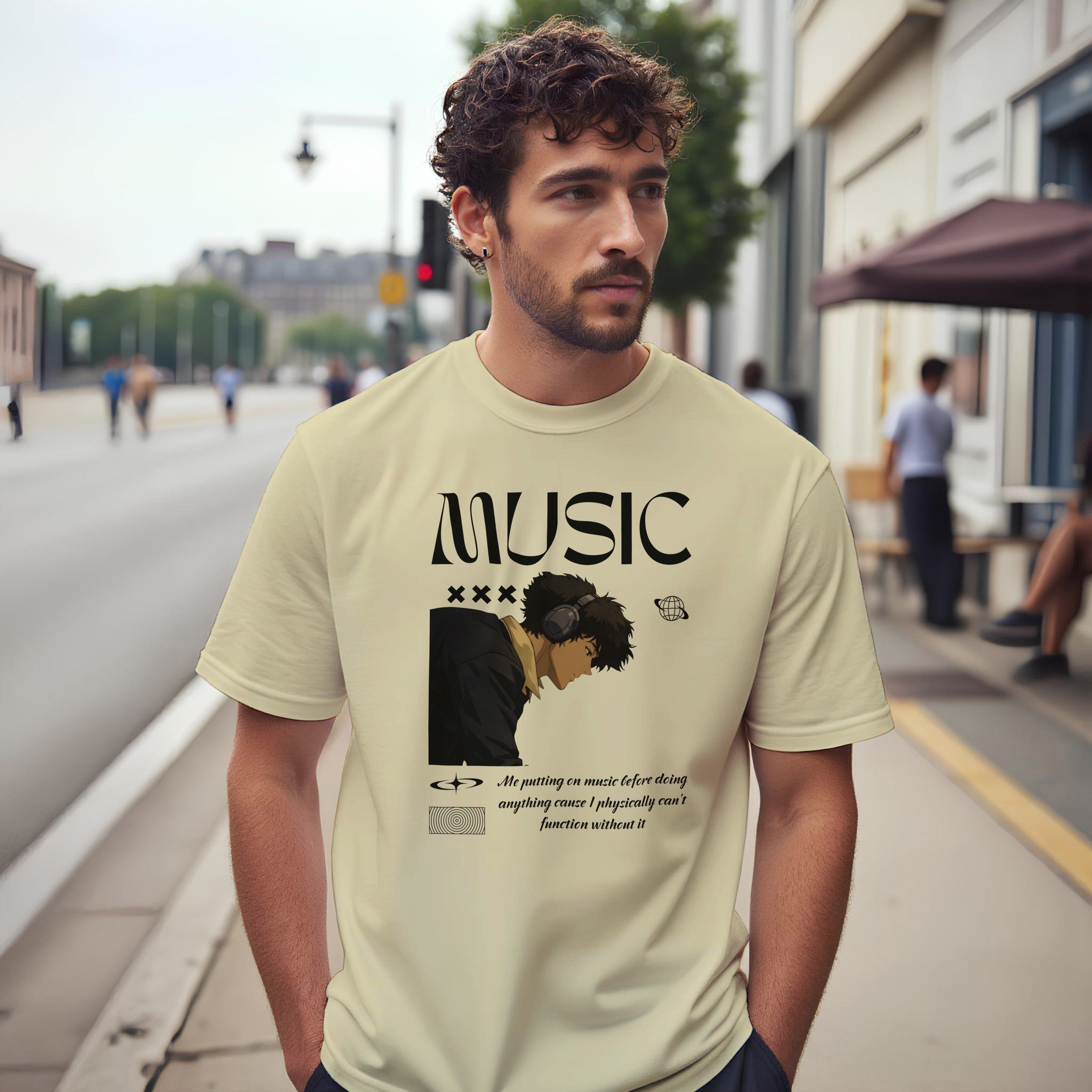 Music Isn’t a Phase : Unisex Crewneck Tee