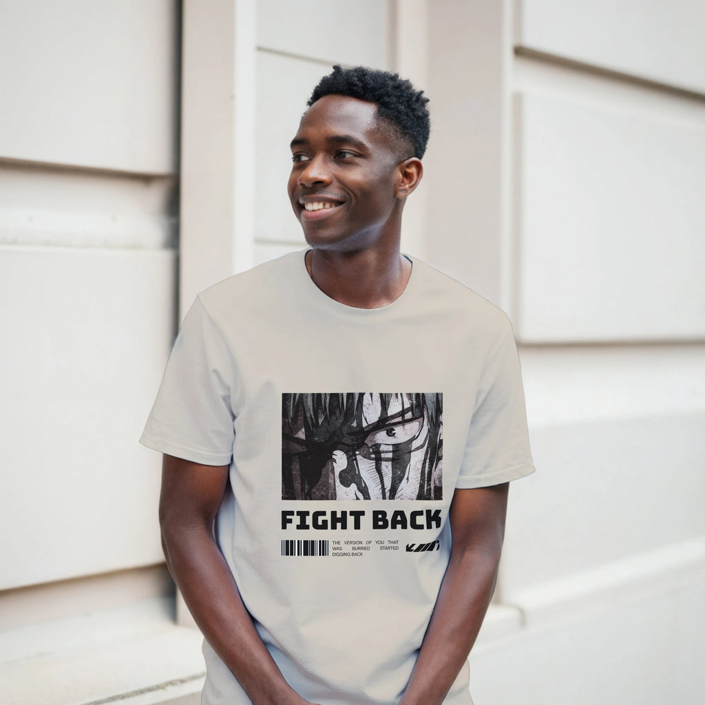 Fight Back - Light: Unisex Crewneck Tee