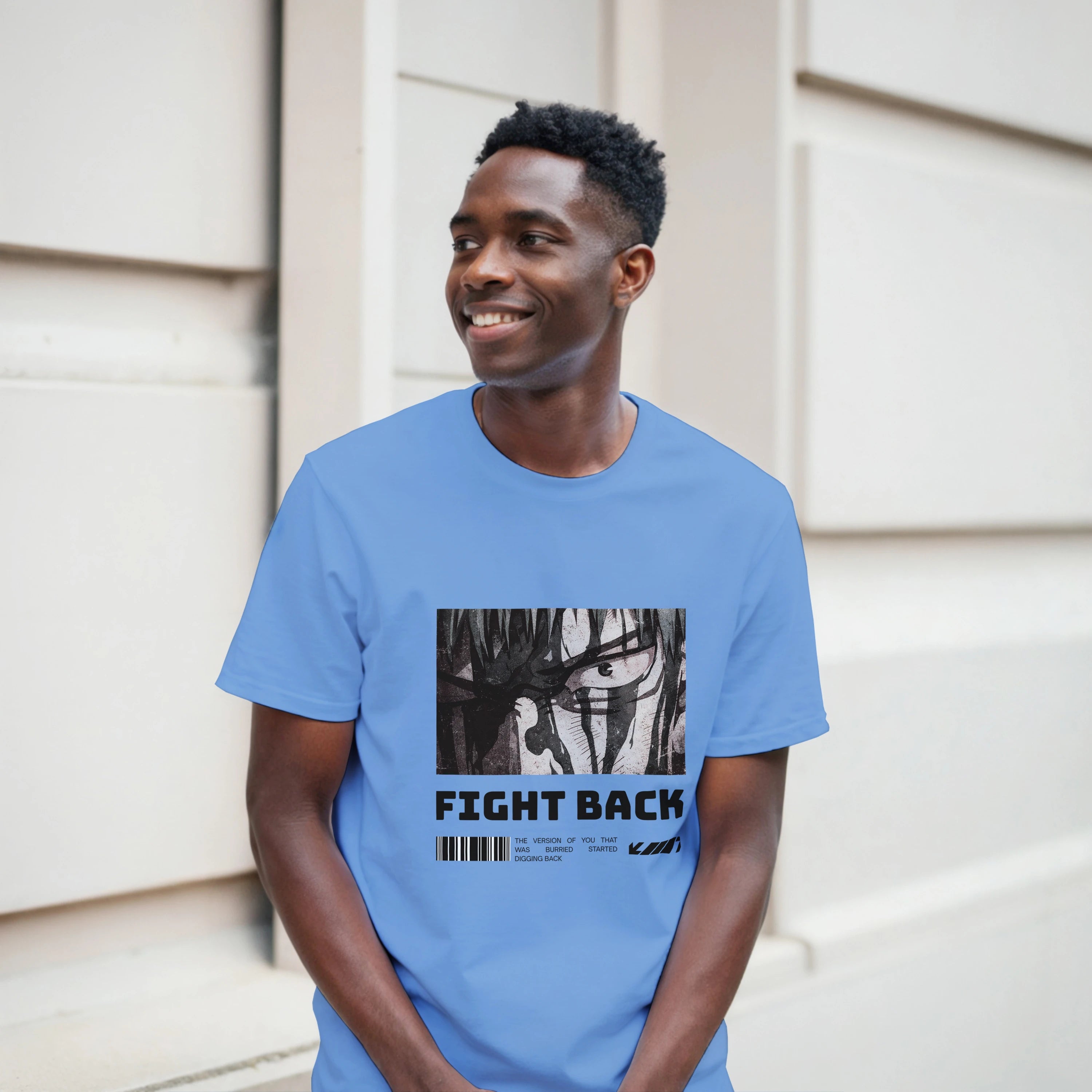 Fight Back - Light: Unisex Crewneck Tee