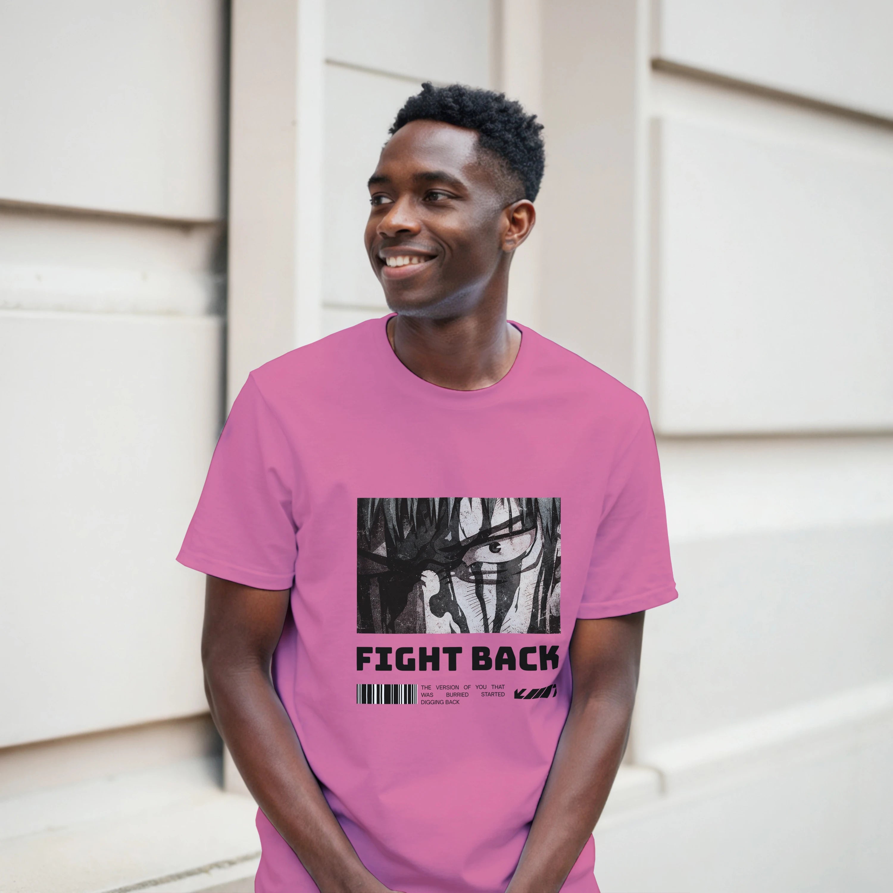 Fight Back - Light: Unisex Crewneck Tee