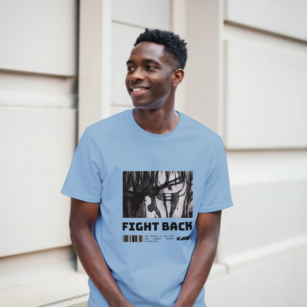 Fight Back - Light: Unisex Crewneck Tee