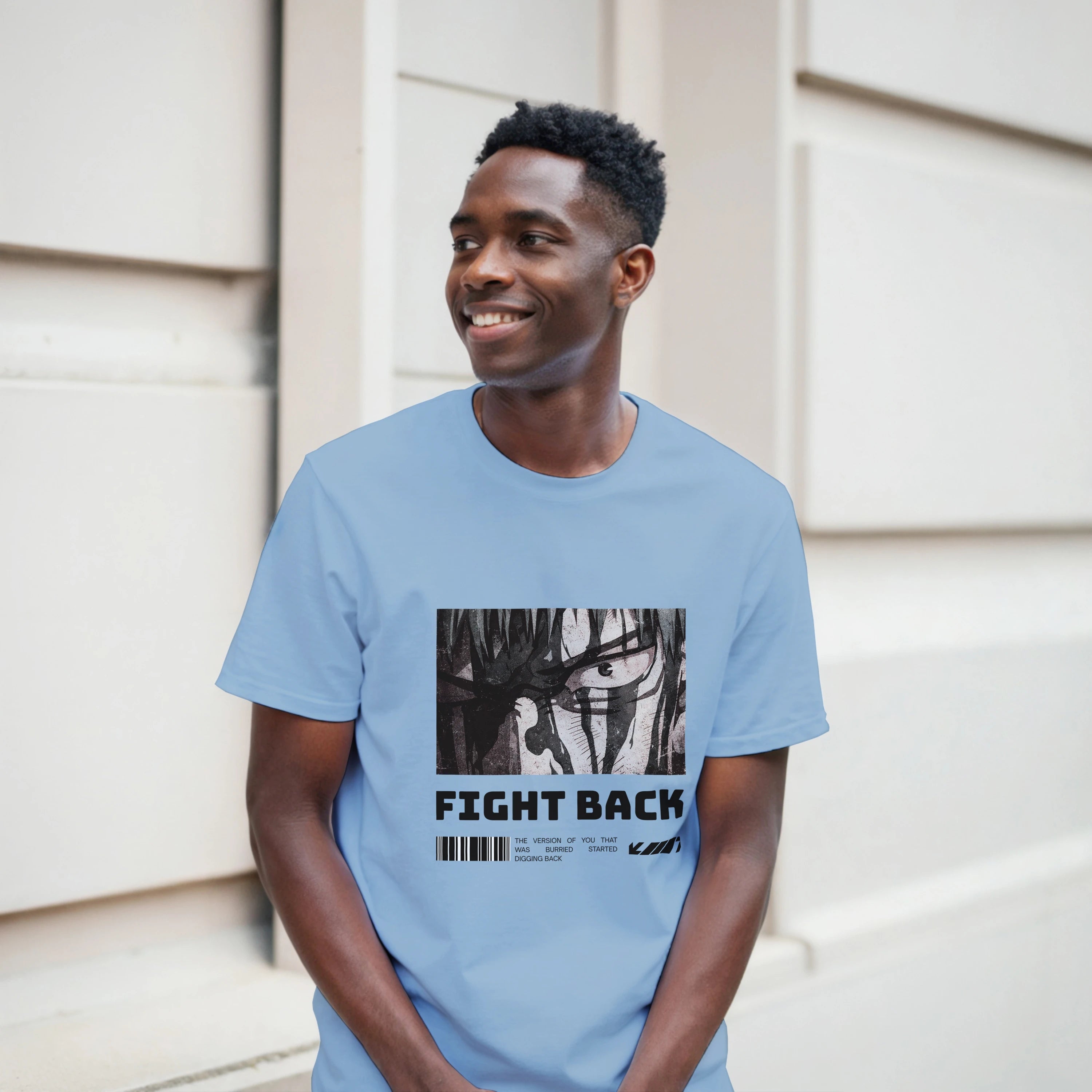 Fight Back - Light: Unisex Crewneck Tee