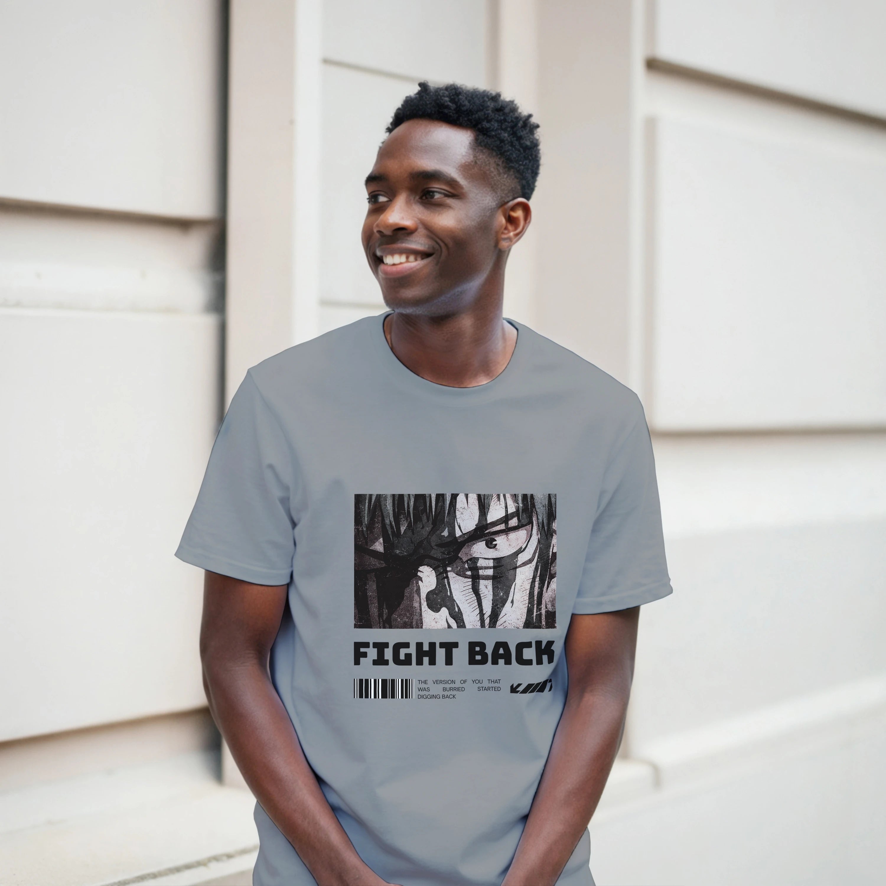 Fight Back - Light: Unisex Crewneck Tee