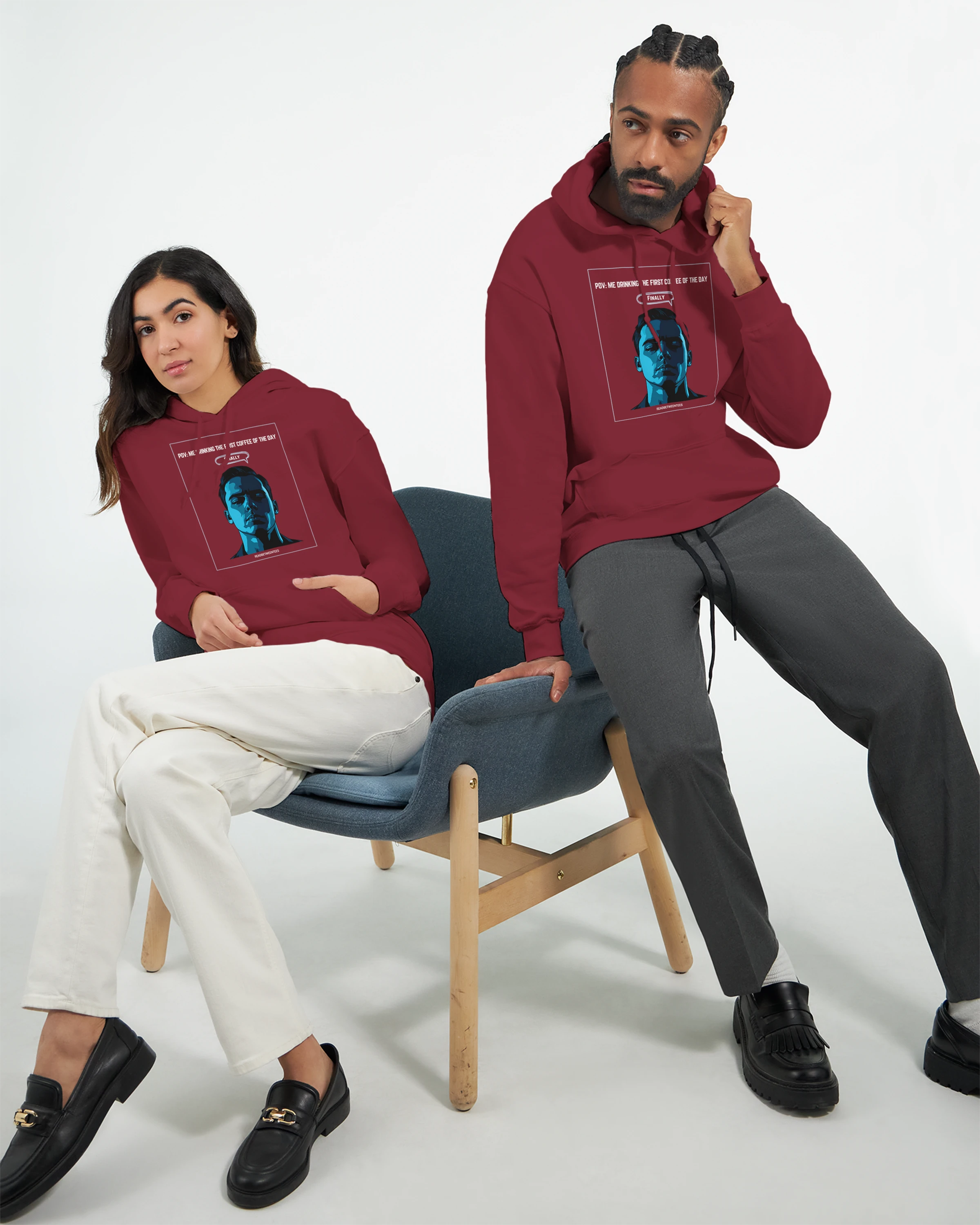 Finally Awake: Unisex Pullover Hoodie