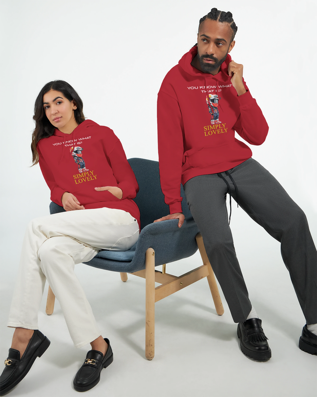 Simply Lovely: Unisex Pullover Hoodie