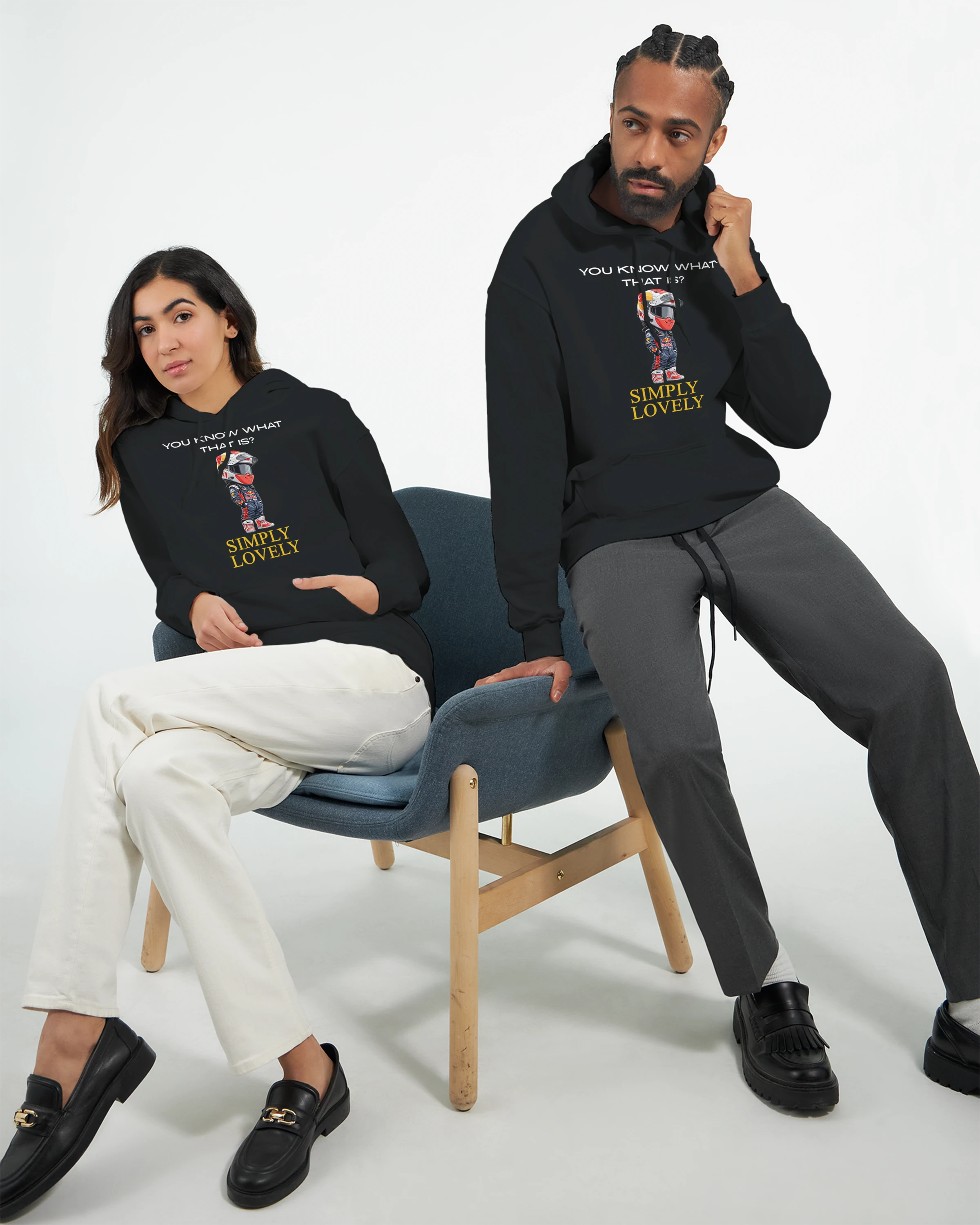 Simply Lovely: Unisex Pullover Hoodie