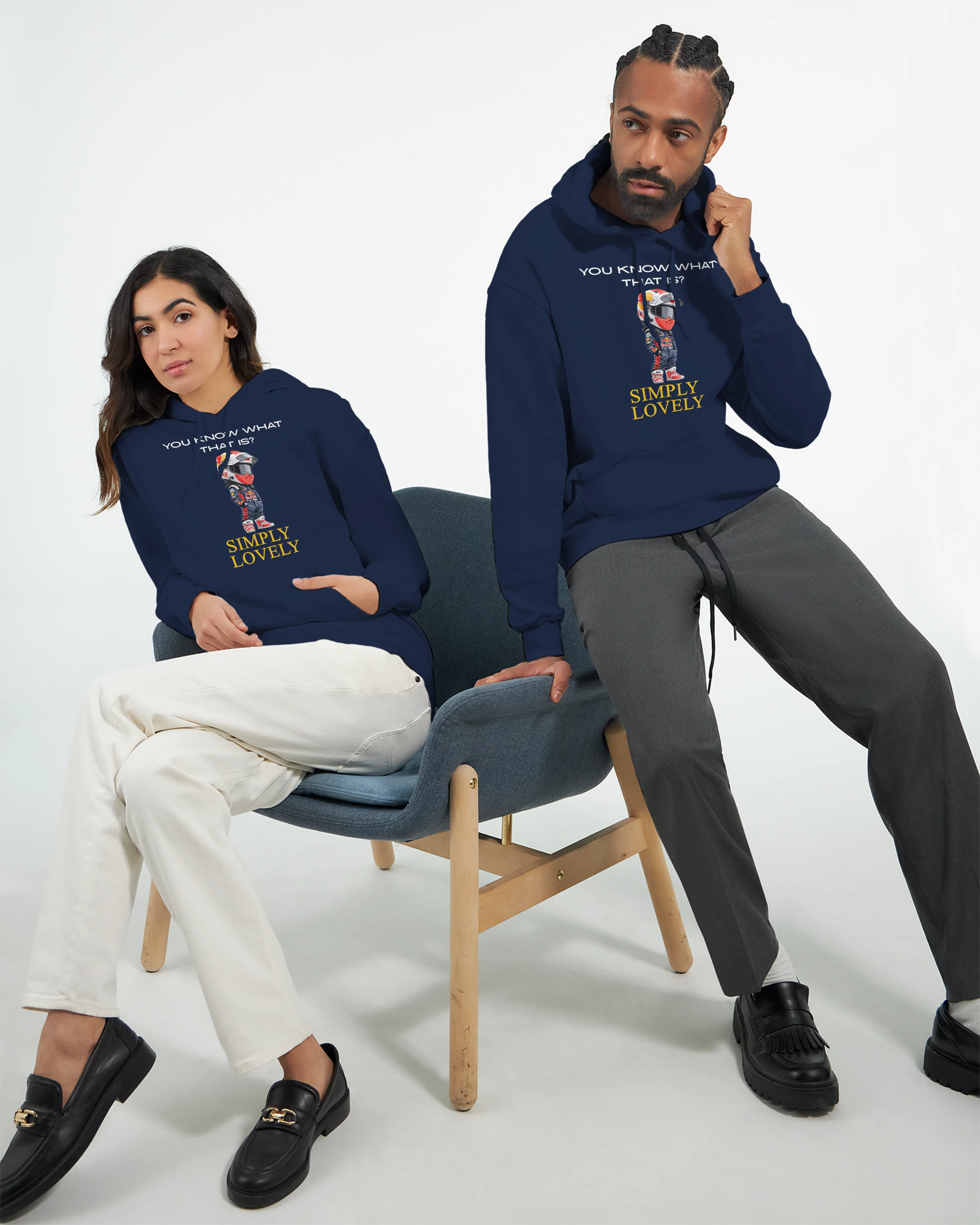 Simply Lovely: Unisex Pullover Hoodie