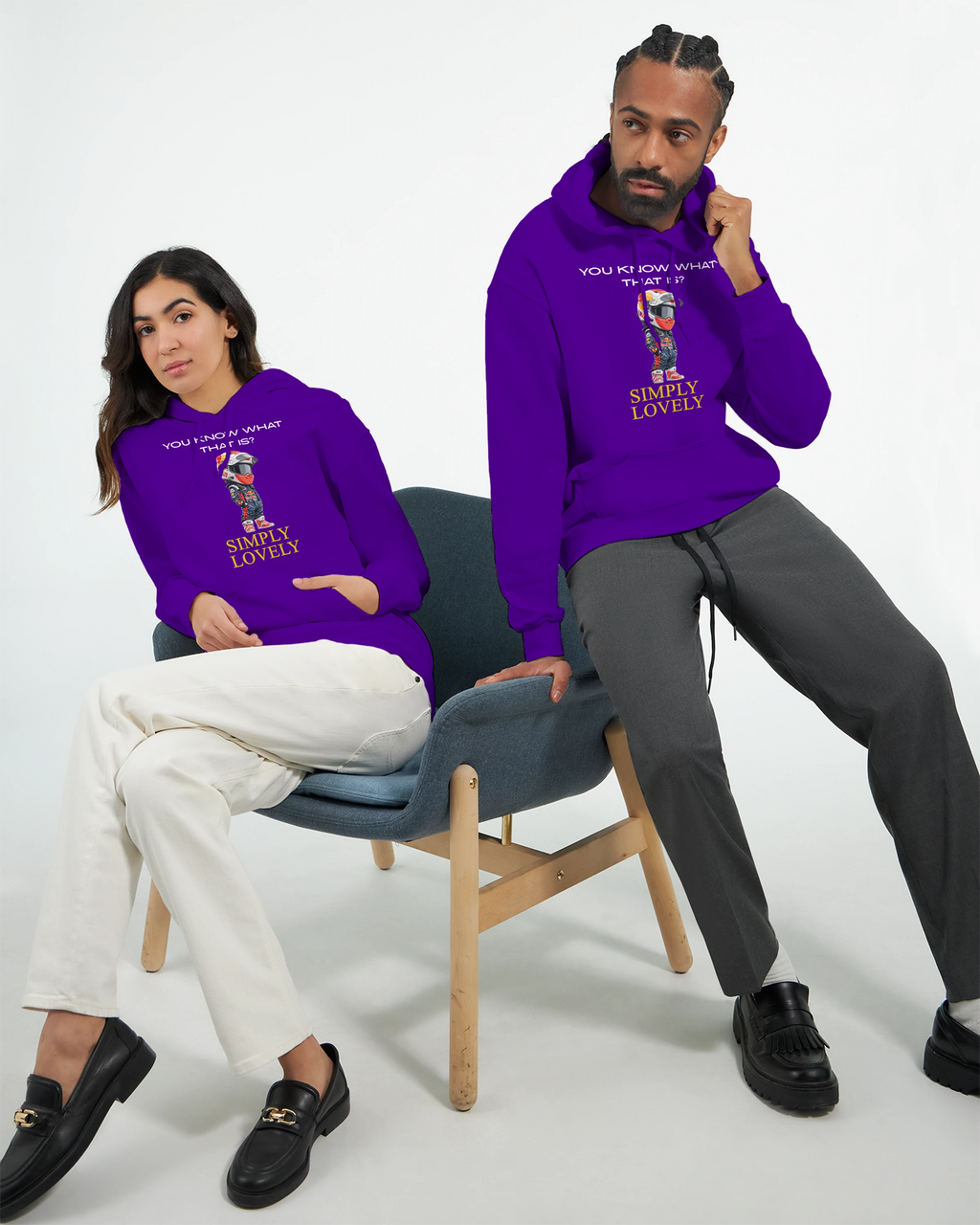 Simply Lovely: Unisex Pullover Hoodie
