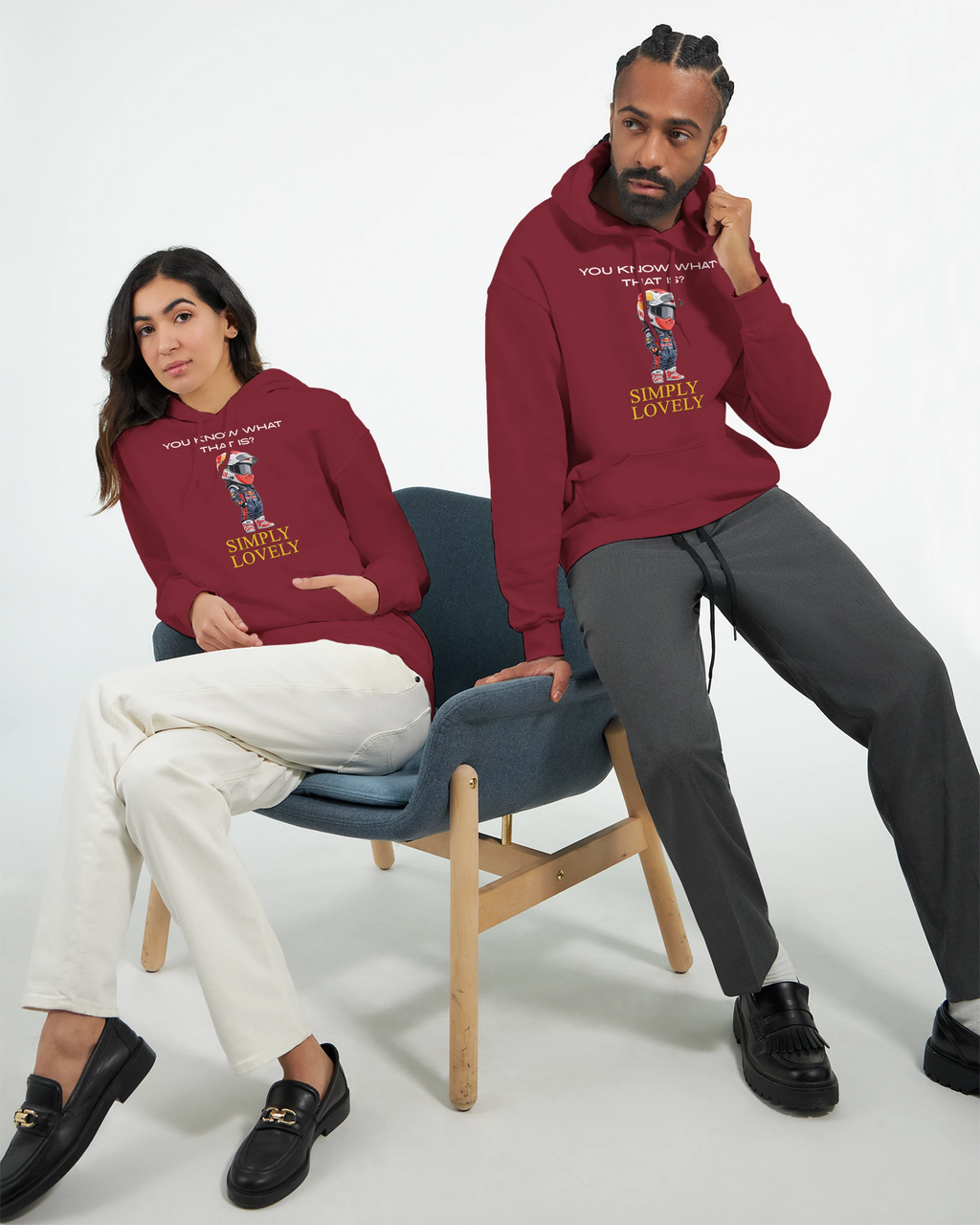 Simply Lovely: Unisex Pullover Hoodie