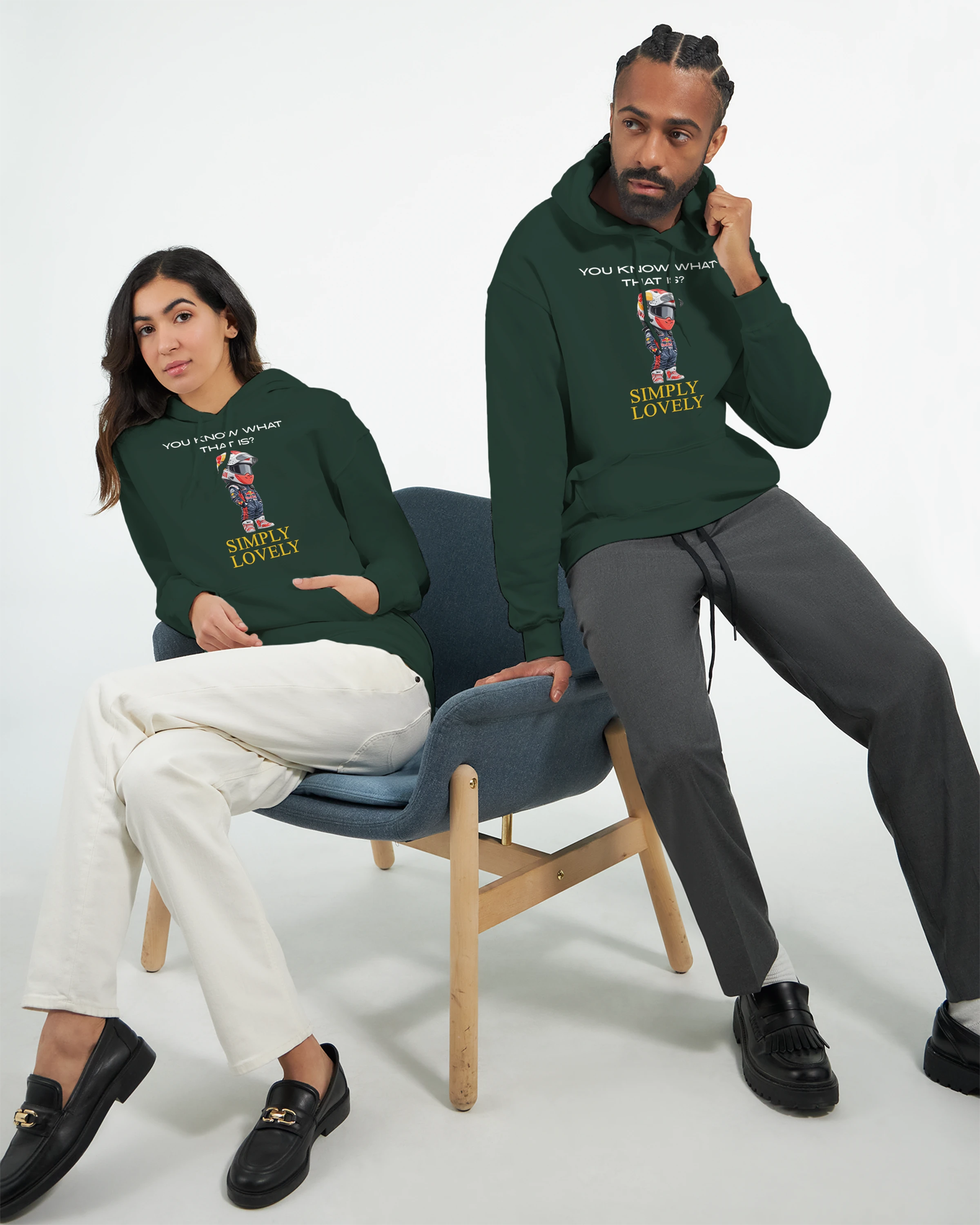 Simply Lovely: Unisex Pullover Hoodie