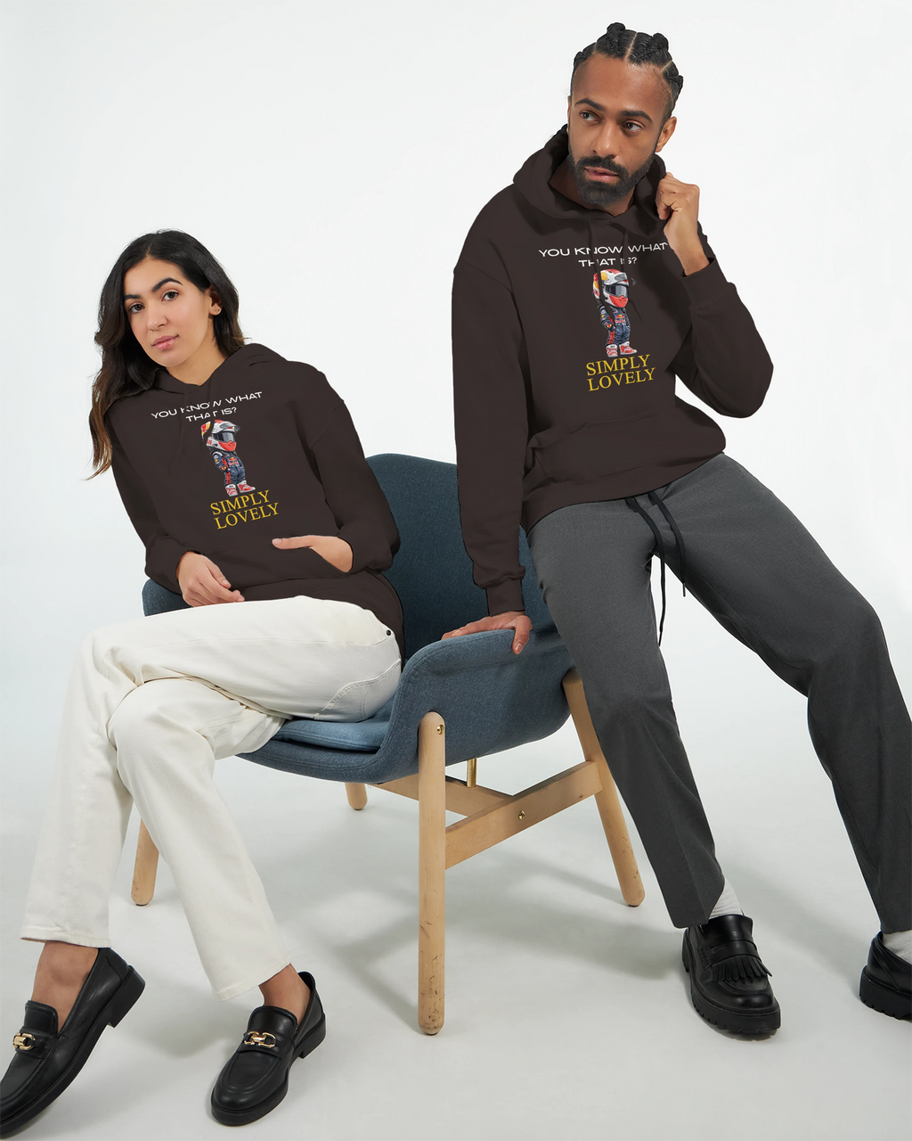 Simply Lovely: Unisex Pullover Hoodie