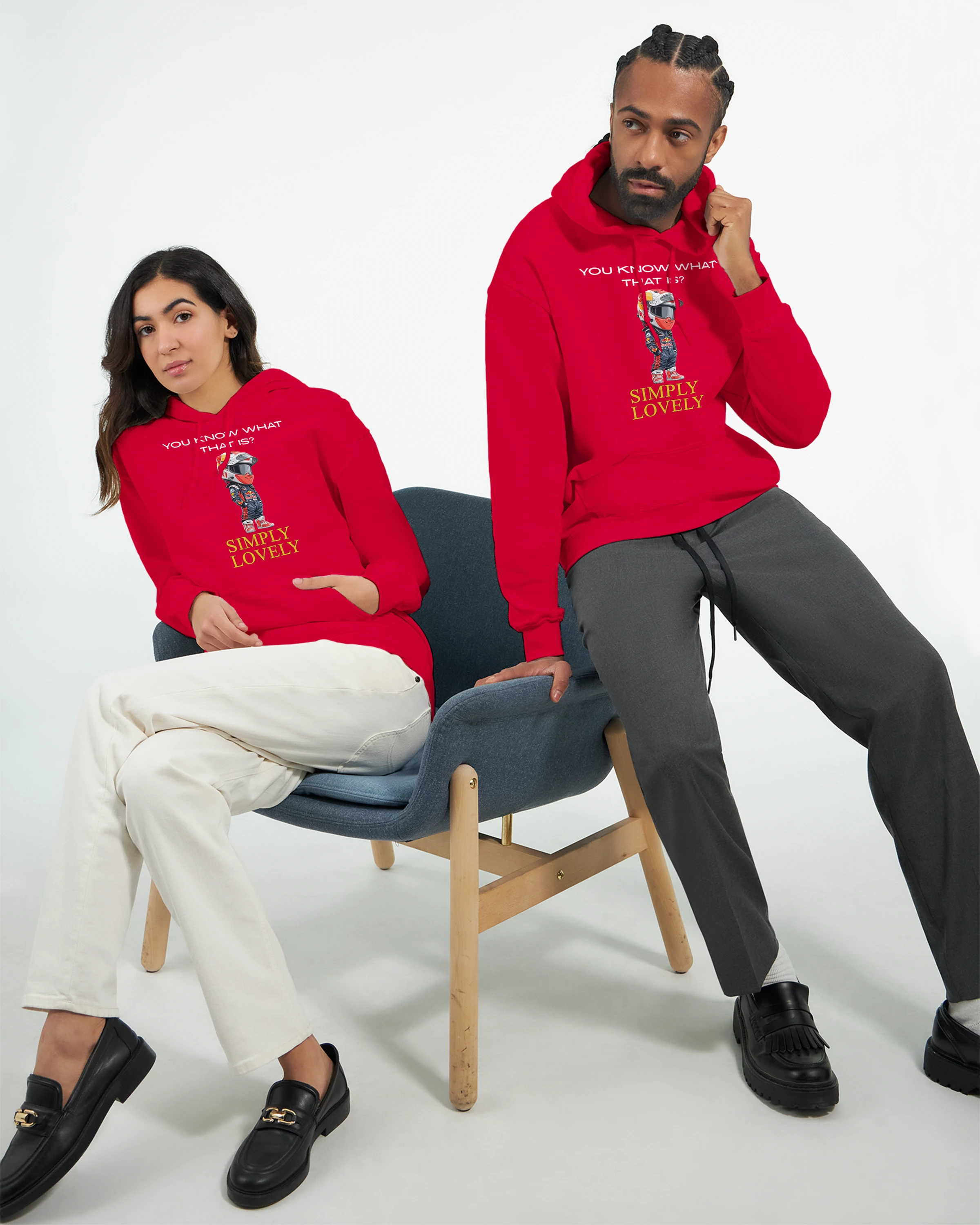 Simply Lovely: Unisex Pullover Hoodie
