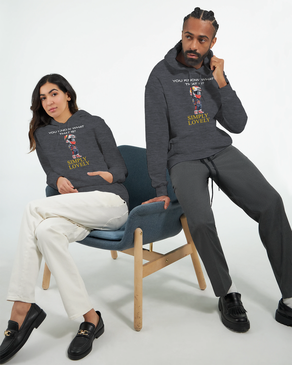 Simply Lovely: Unisex Pullover Hoodie