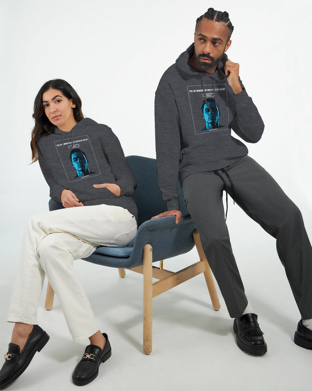 Finally Awake: Unisex Pullover Hoodie