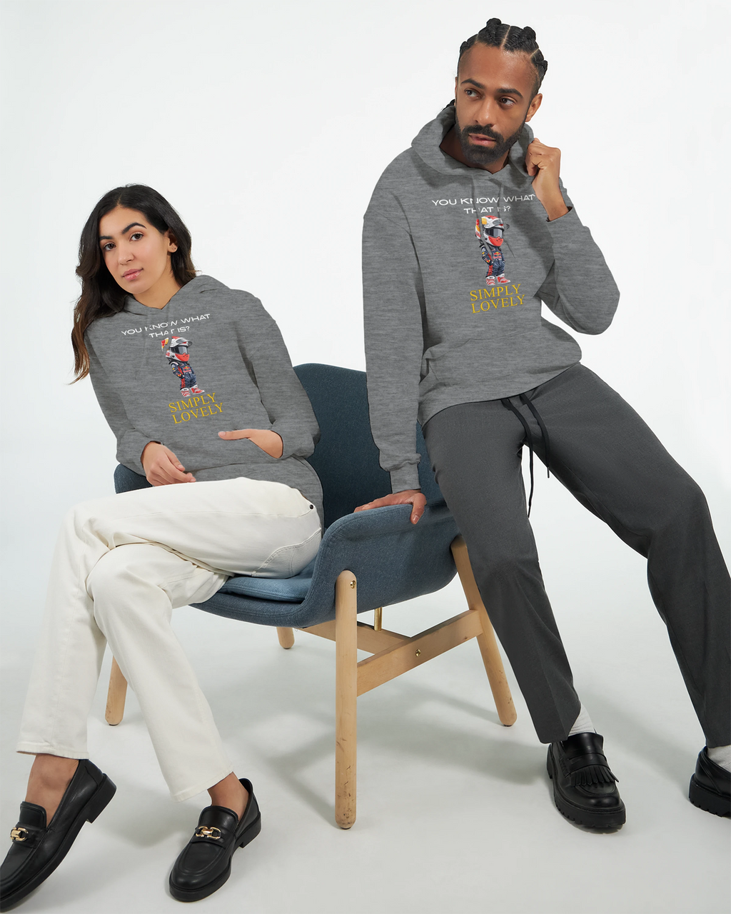 Simply Lovely: Unisex Pullover Hoodie