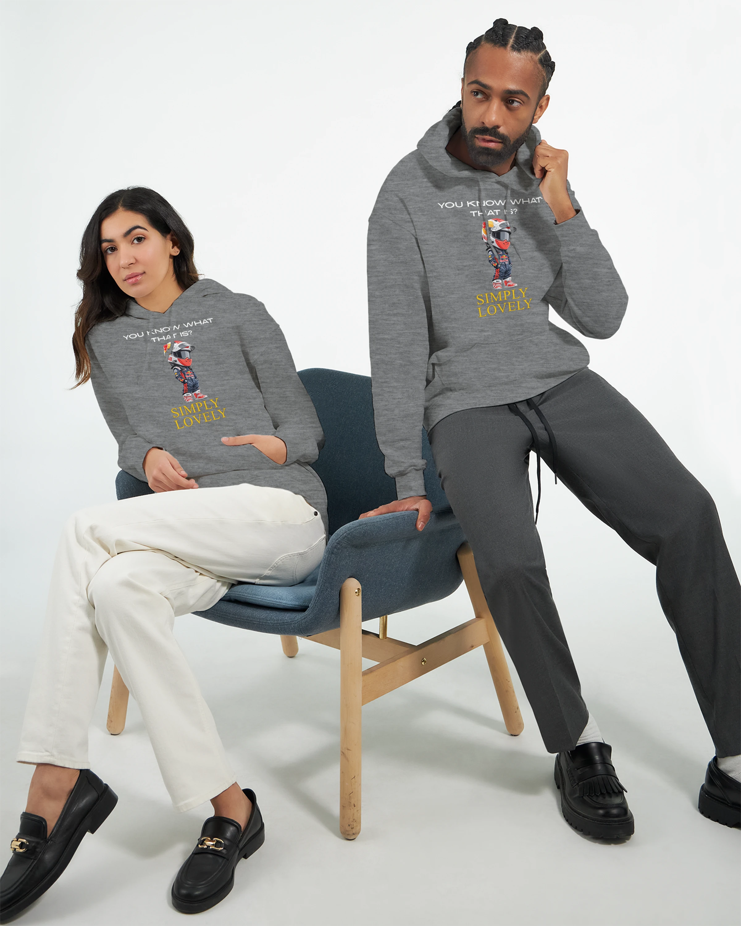 Simply Lovely: Unisex Pullover Hoodie