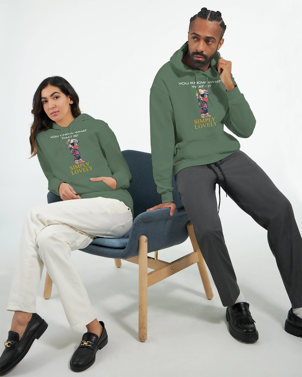 Simply Lovely: Unisex Pullover Hoodie