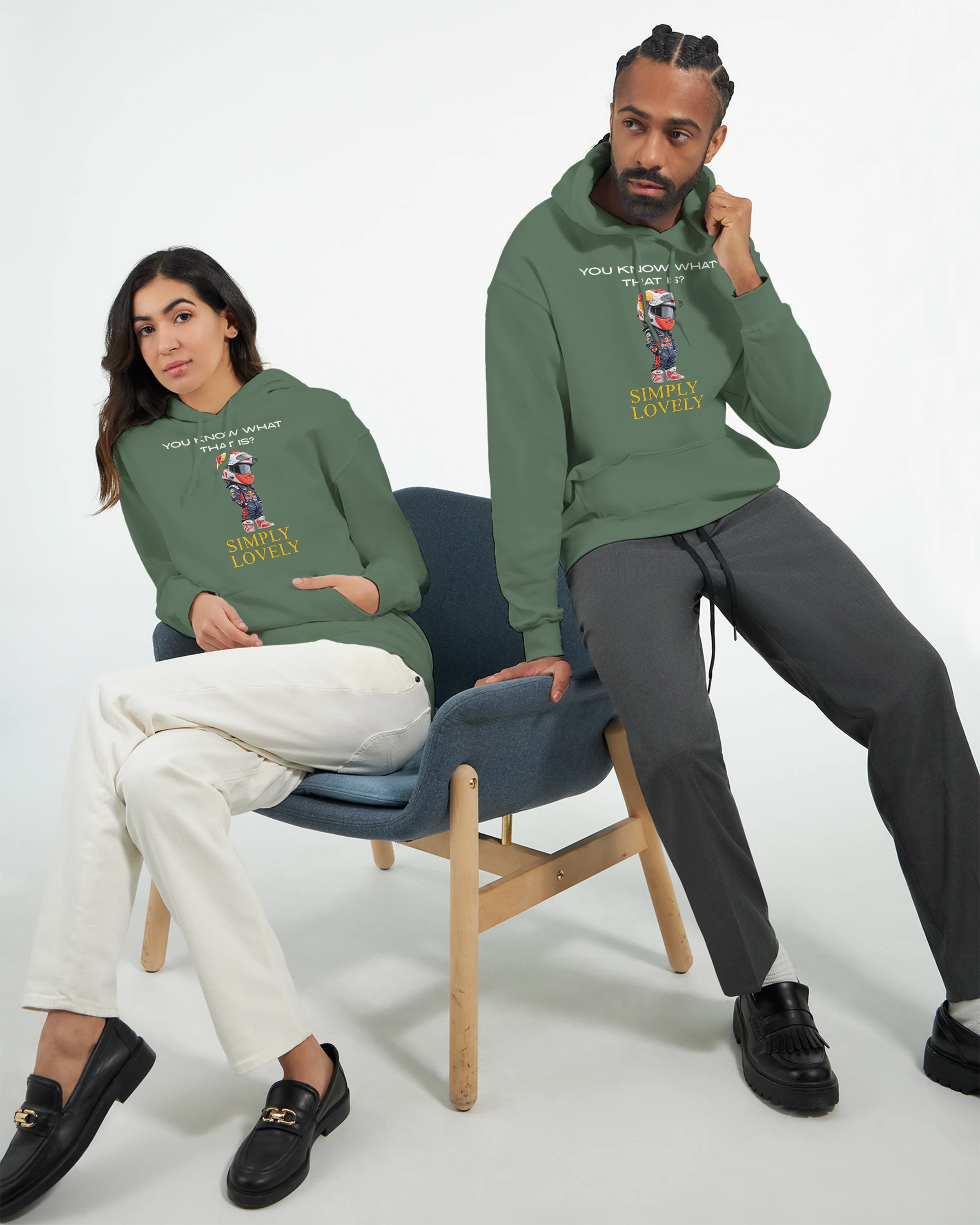Simply Lovely: Unisex Pullover Hoodie
