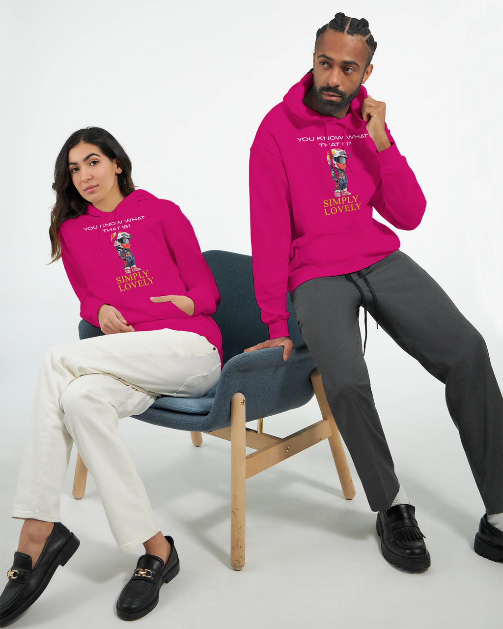 Simply Lovely: Unisex Pullover Hoodie