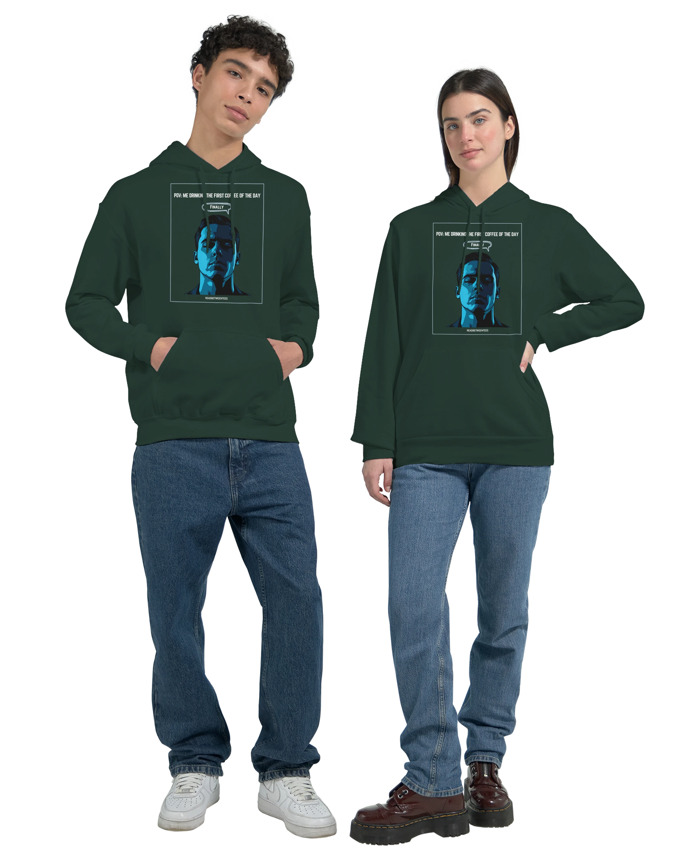 Finally Awake: Unisex Pullover Hoodie