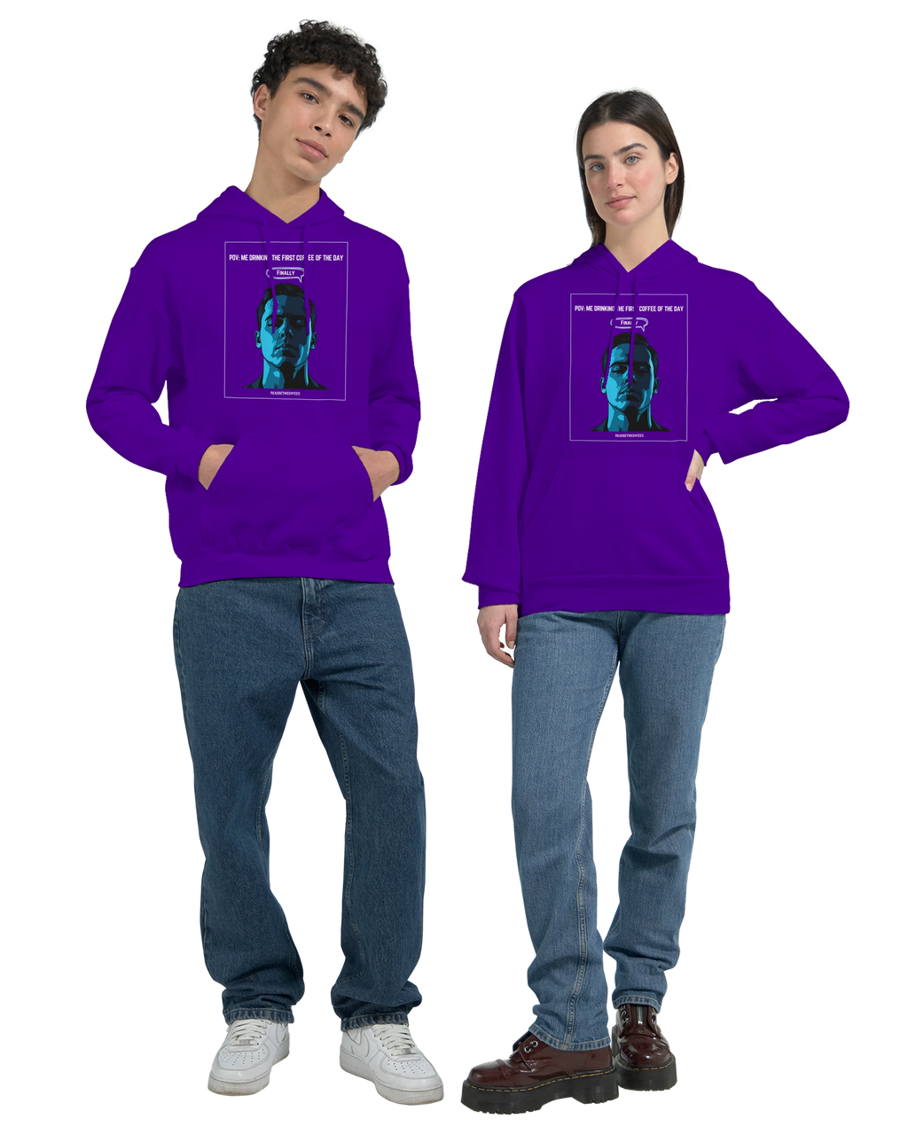 Finally Awake: Unisex Pullover Hoodie
