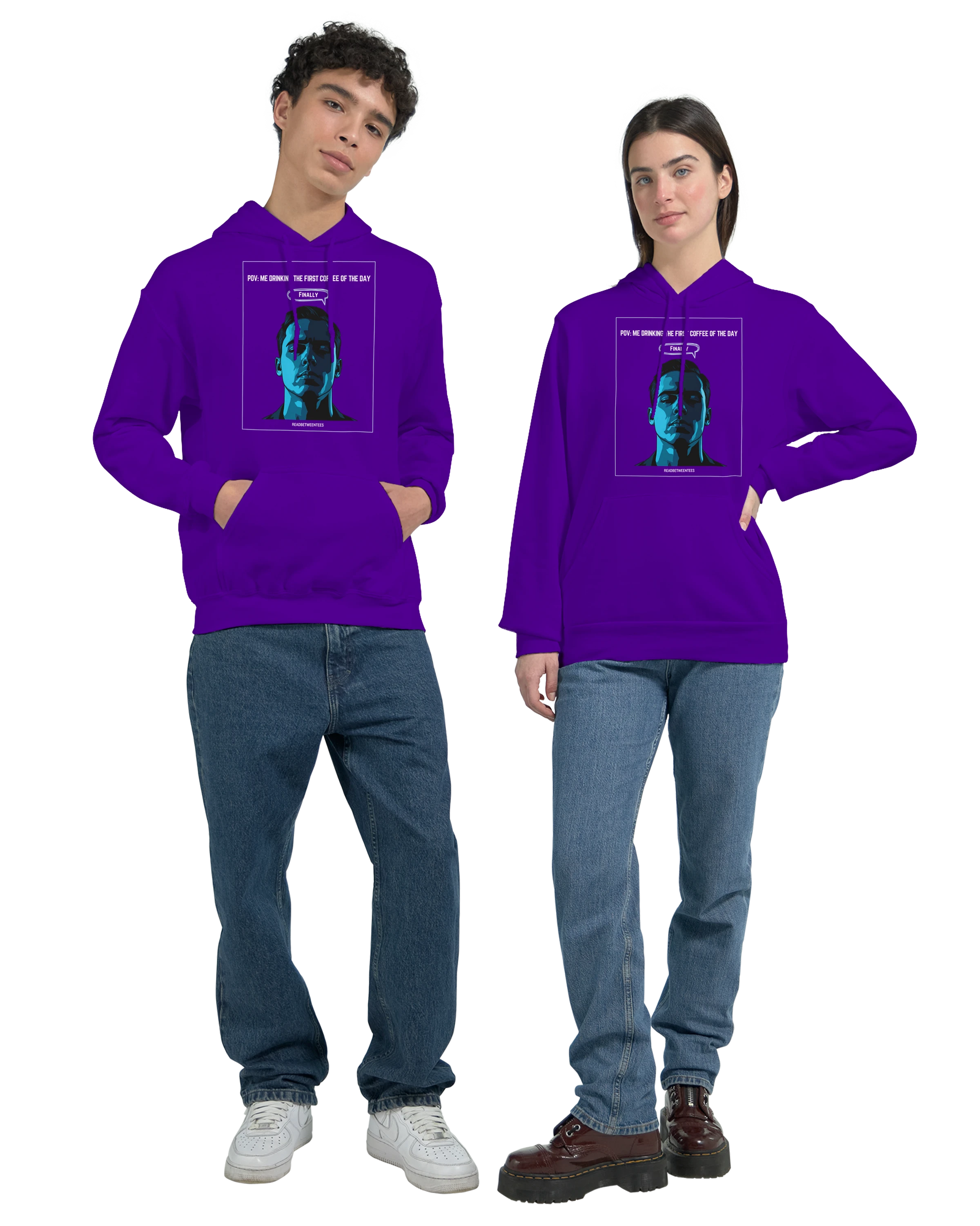 Finally Awake: Unisex Pullover Hoodie