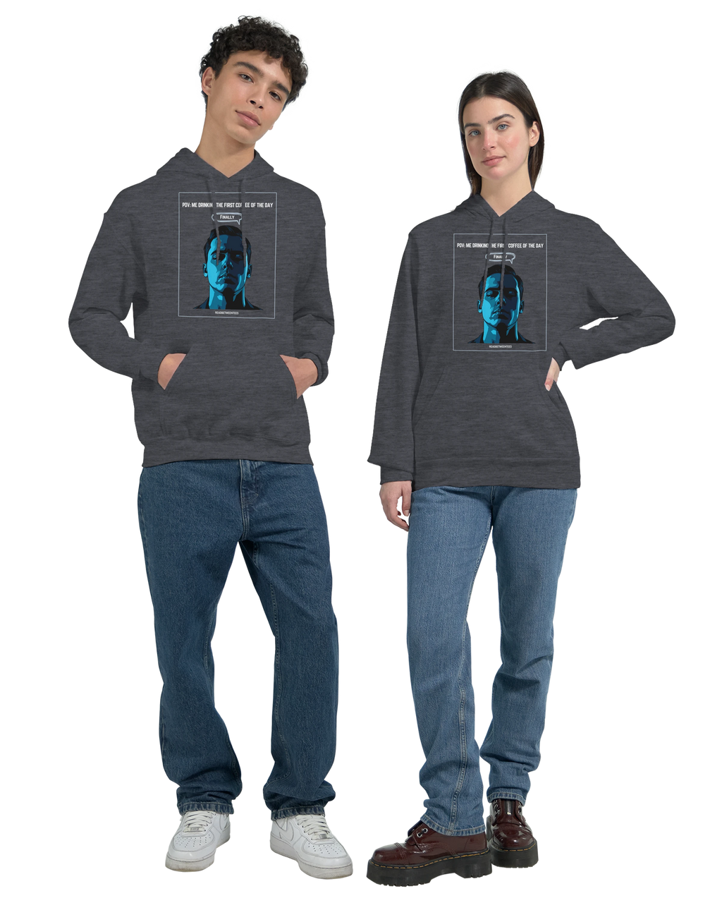 Finally Awake: Unisex Pullover Hoodie