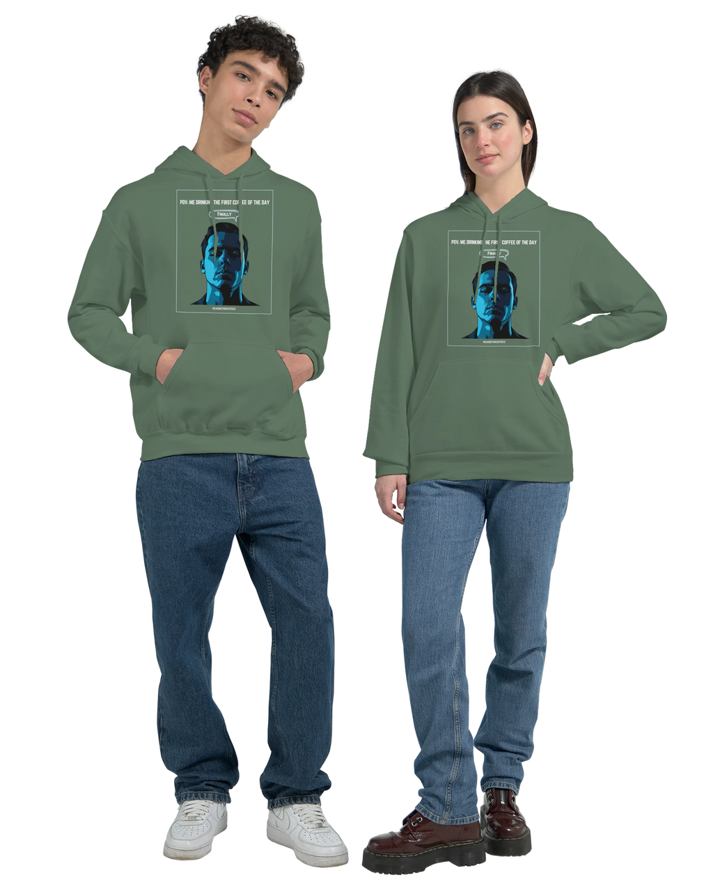 Finally Awake: Unisex Pullover Hoodie