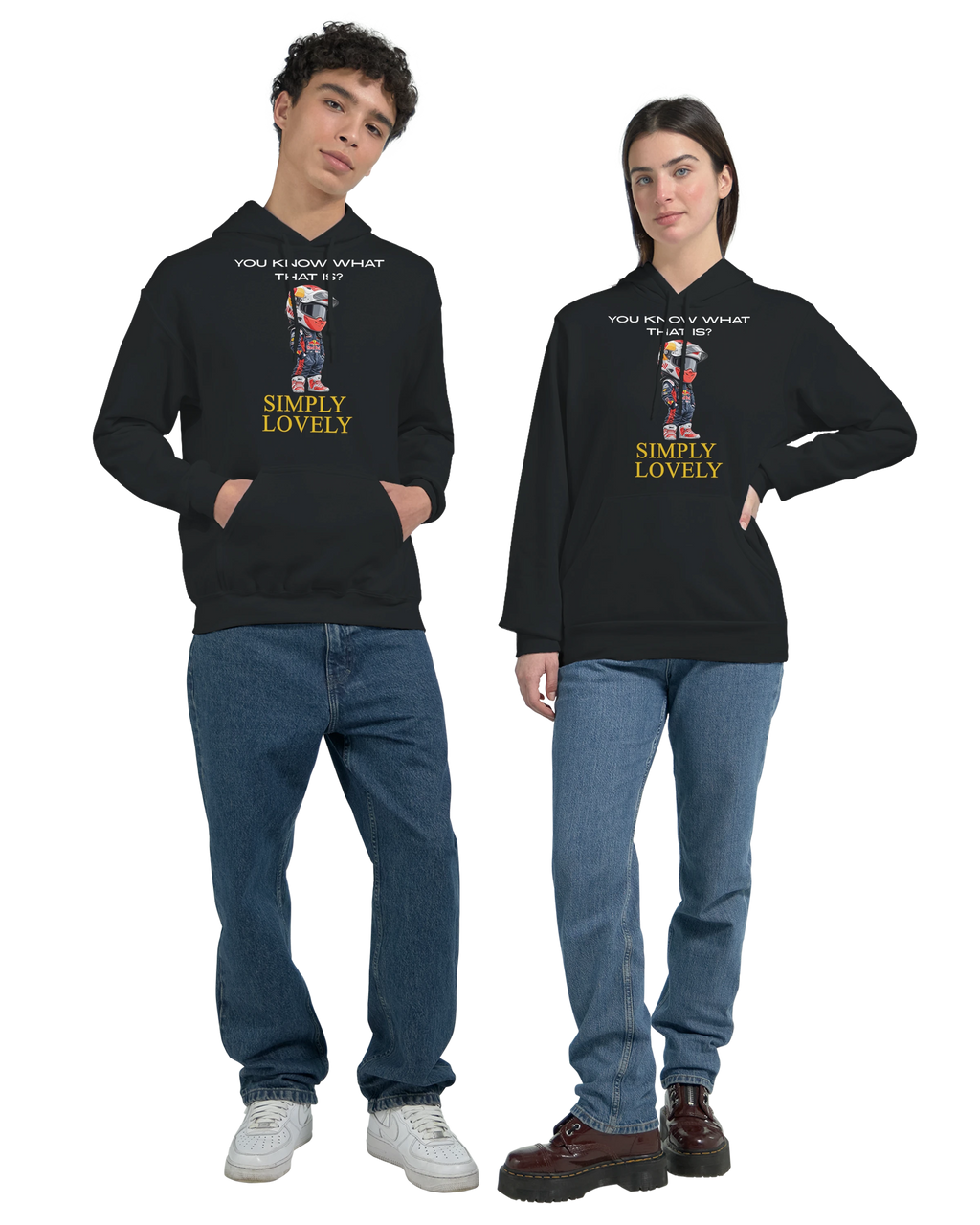 Simply Lovely: Unisex Pullover Hoodie