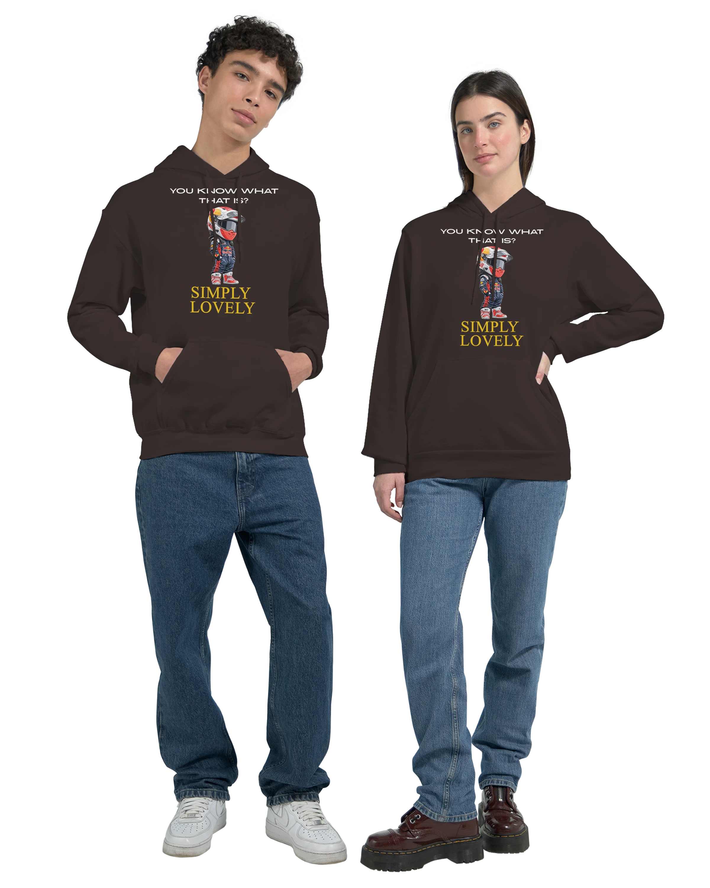 Simply Lovely: Unisex Pullover Hoodie