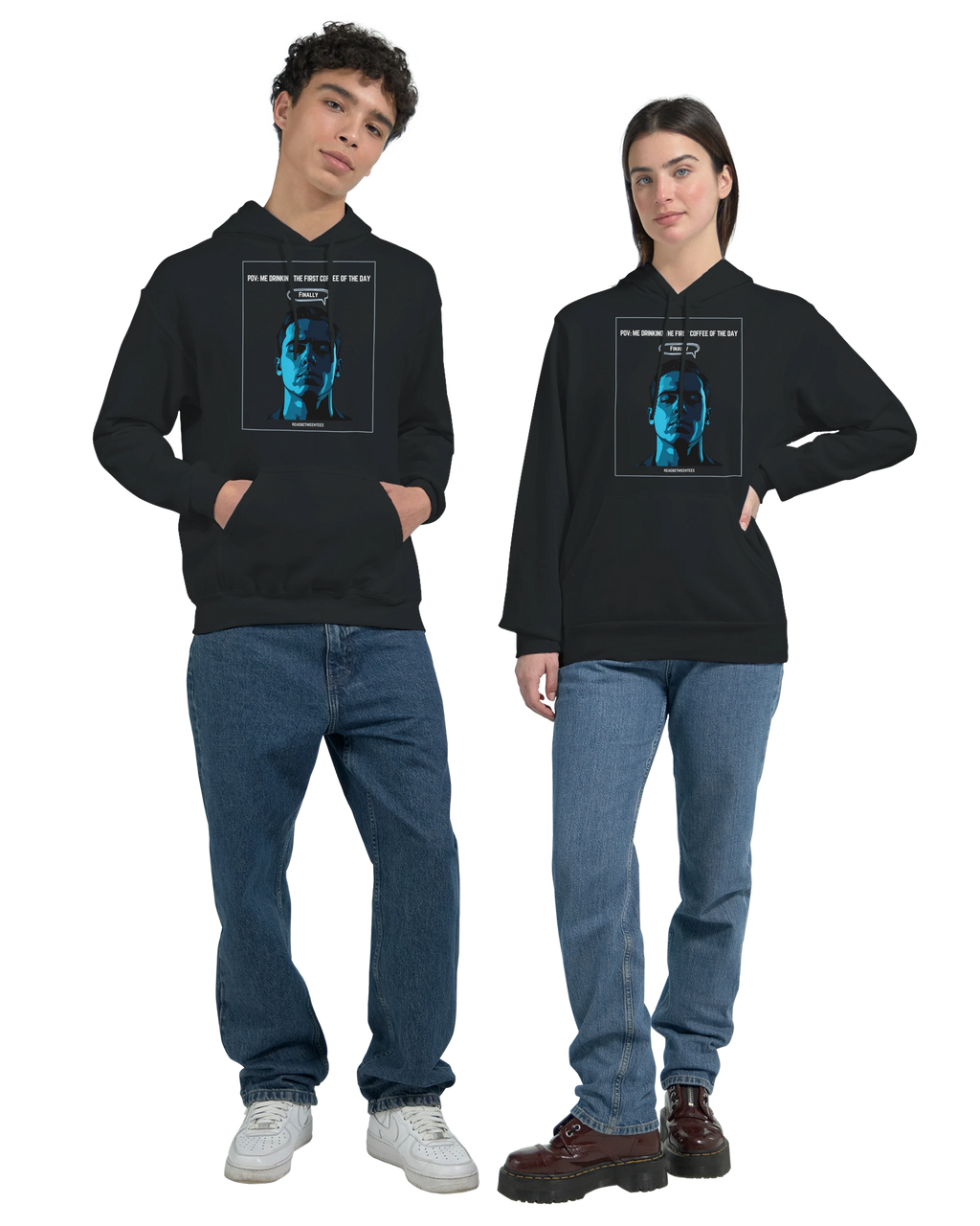Finally Awake: Unisex Pullover Hoodie