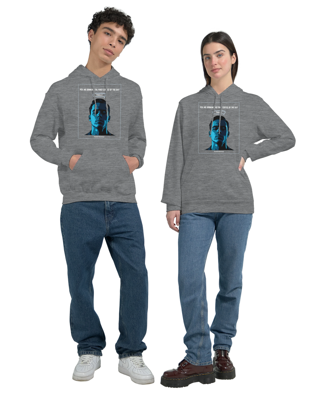 Finally Awake: Unisex Pullover Hoodie