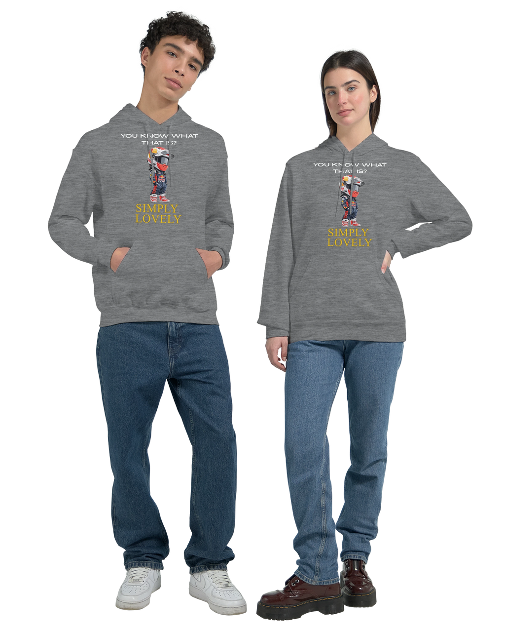 Simply Lovely: Unisex Pullover Hoodie