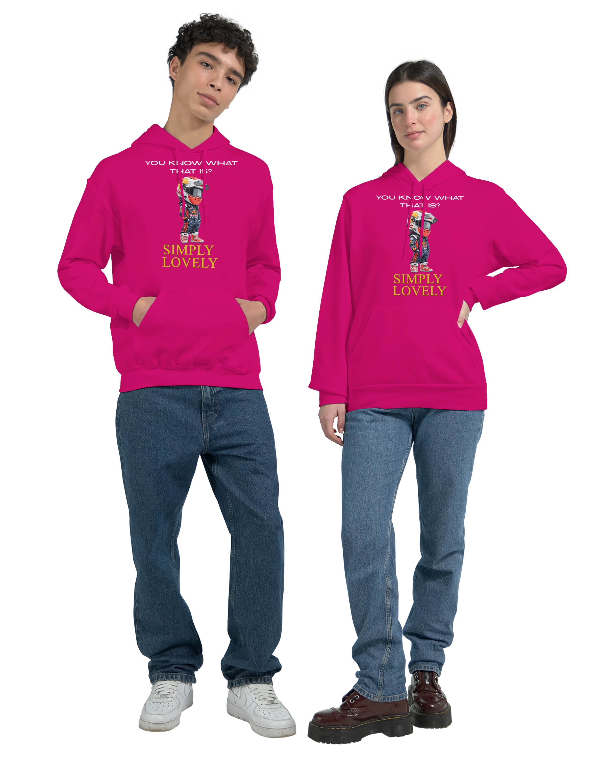 Simply Lovely: Unisex Pullover Hoodie