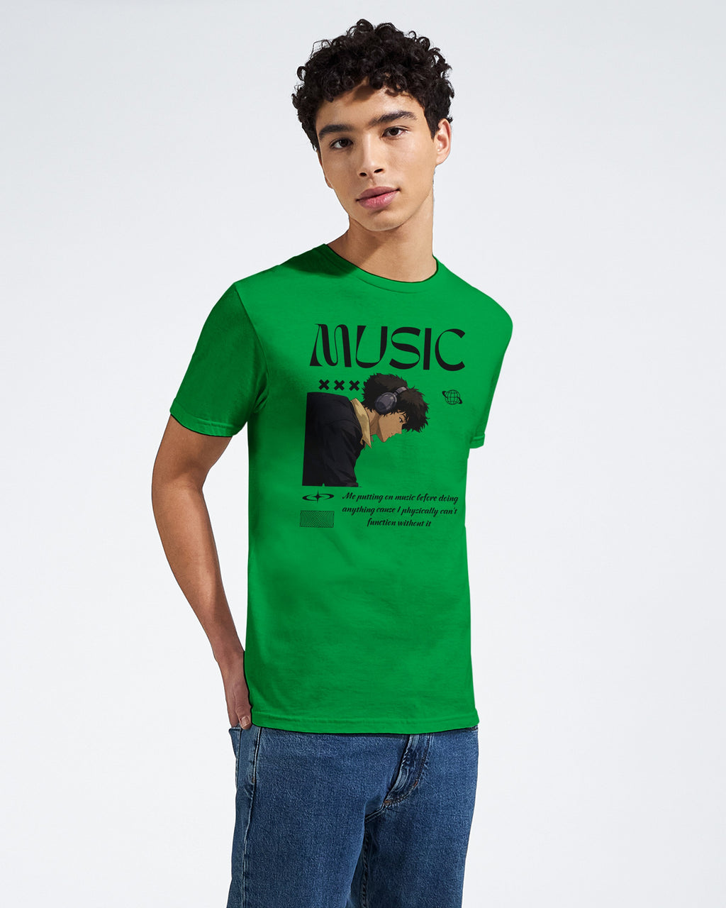 Music Isn’t a Phase : Unisex Crewneck Tee