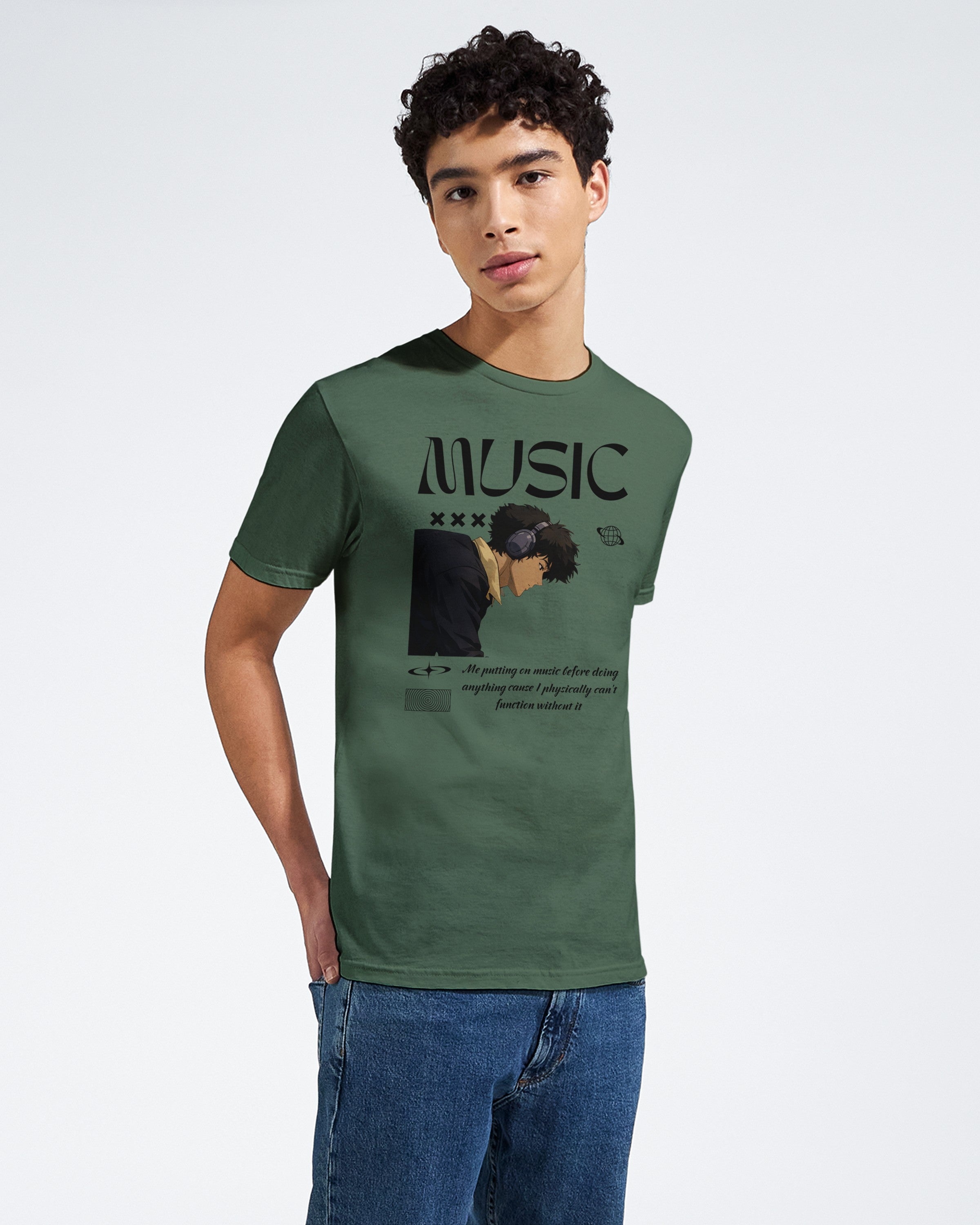 Music Isn’t a Phase : Unisex Crewneck Tee