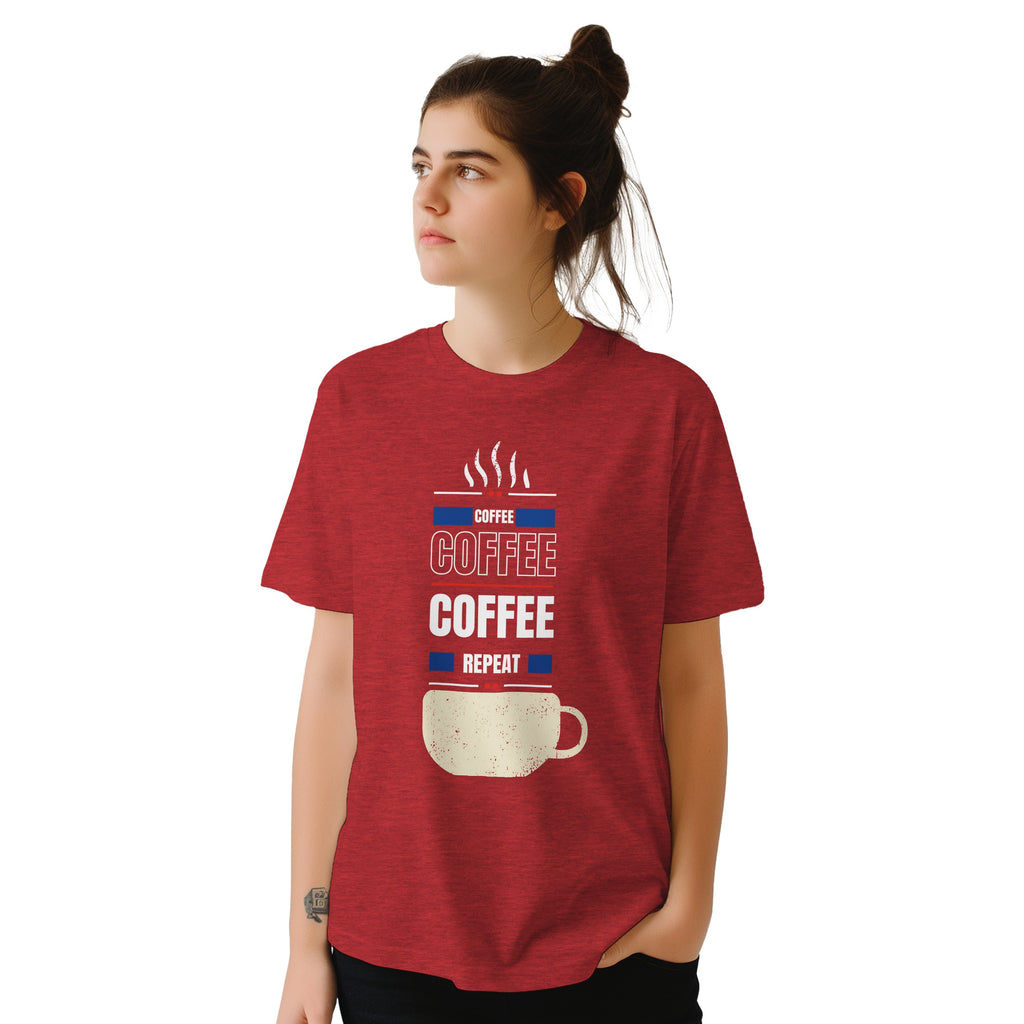 Fueled by Coffee: Unisex Crewneck Tee