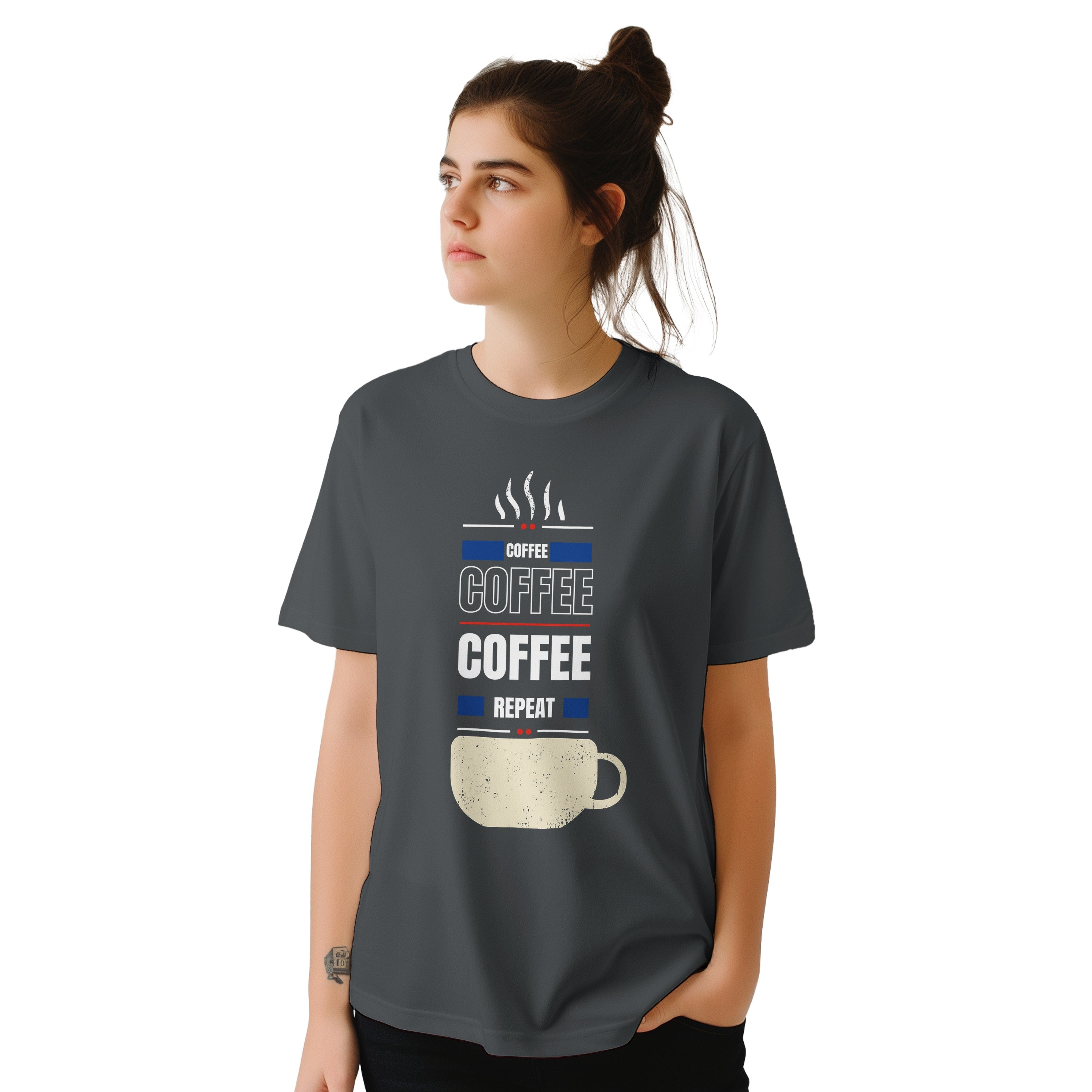 Fueled by Coffee: Unisex Crewneck Tee