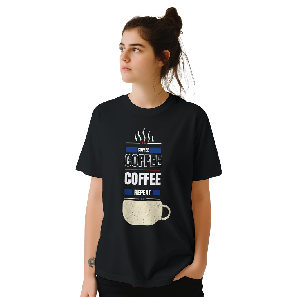 Fueled by Coffee: Unisex Crewneck Tee