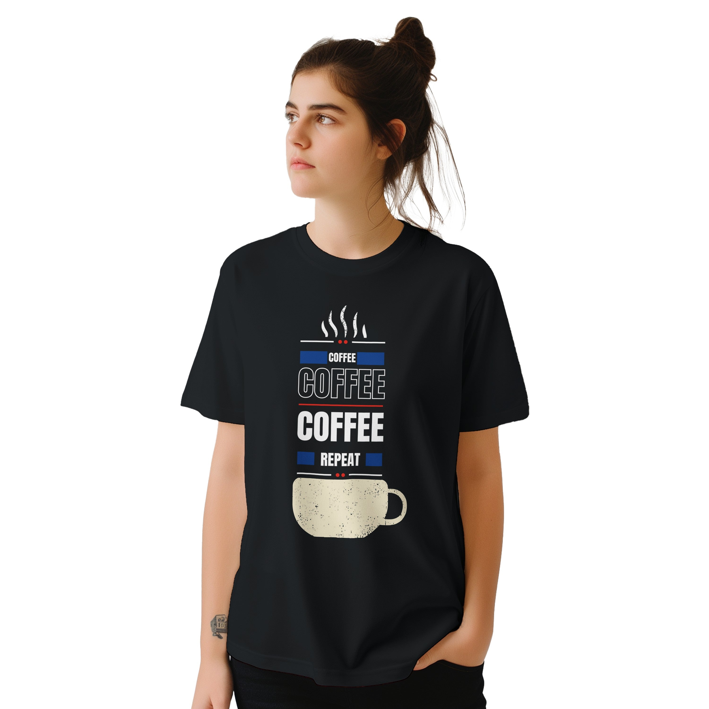 Fueled by Coffee: Unisex Crewneck Tee