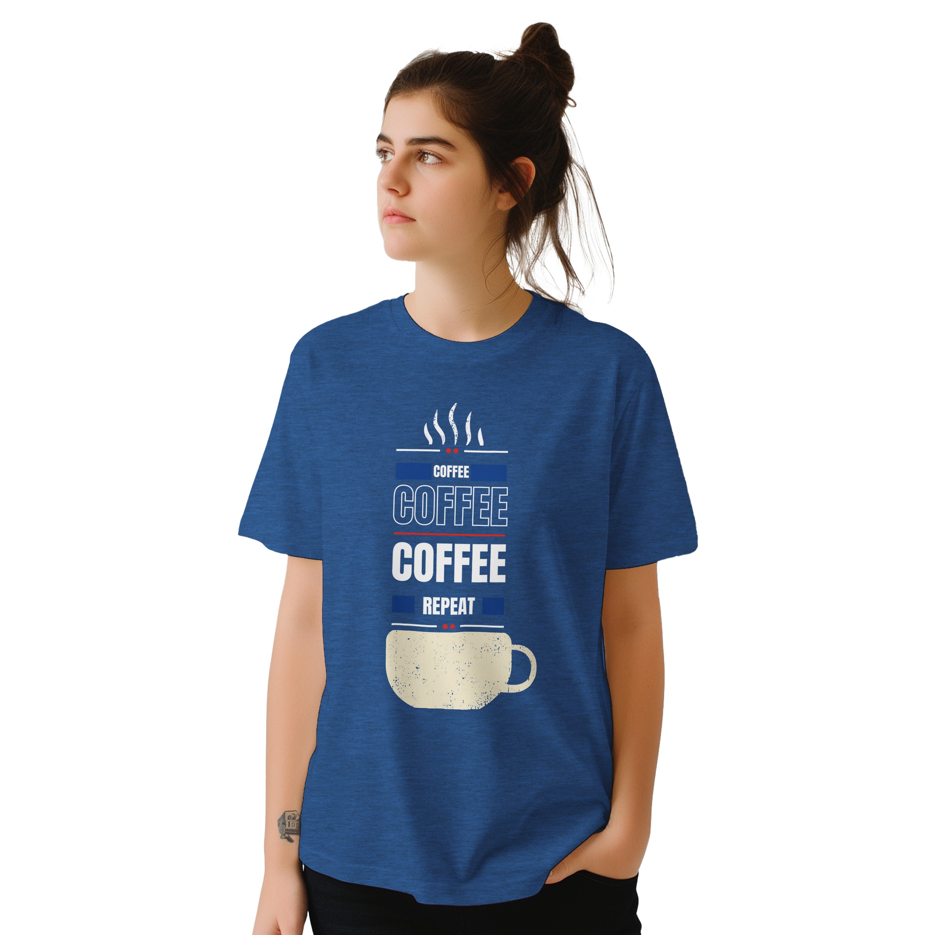 Fueled by Coffee: Unisex Crewneck Tee