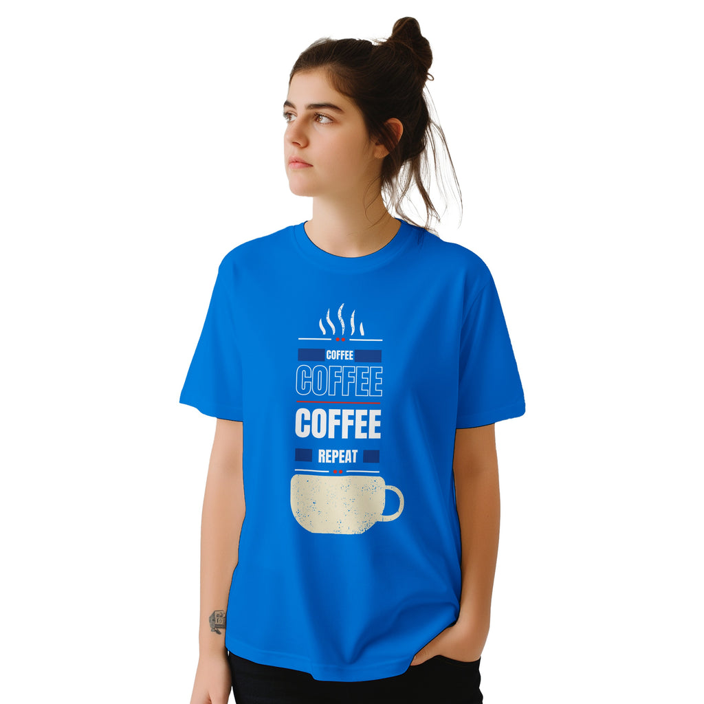 Fueled by Coffee: Unisex Crewneck Tee