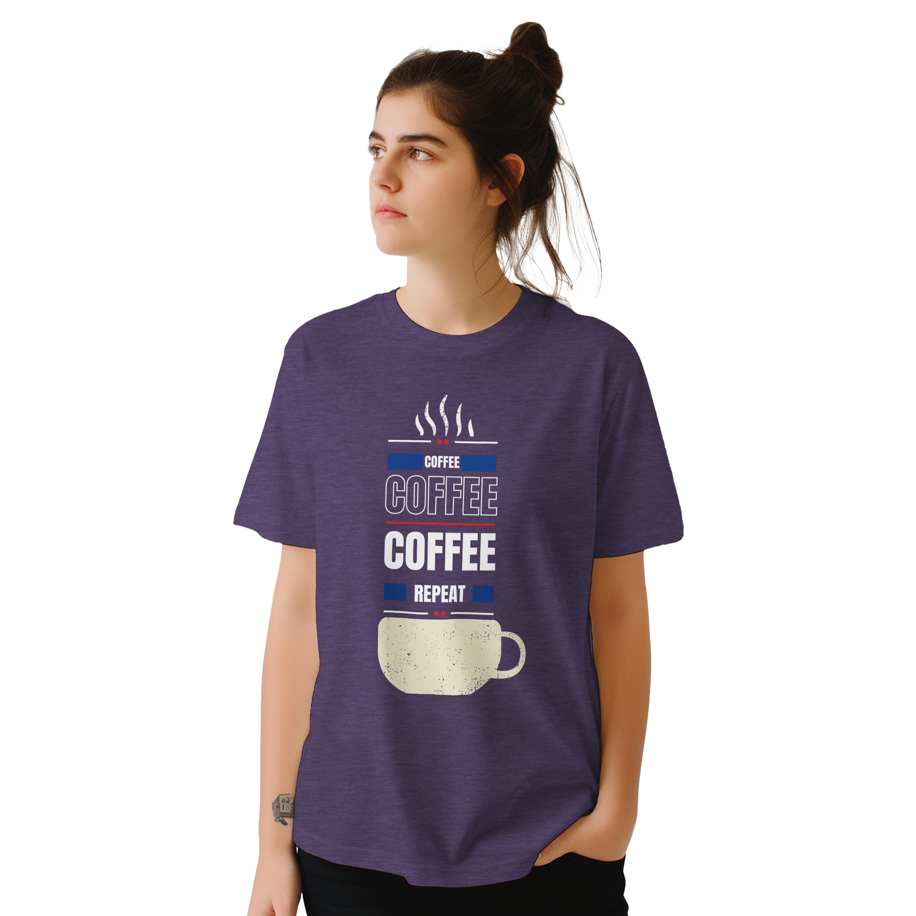 Fueled by Coffee: Unisex Crewneck Tee